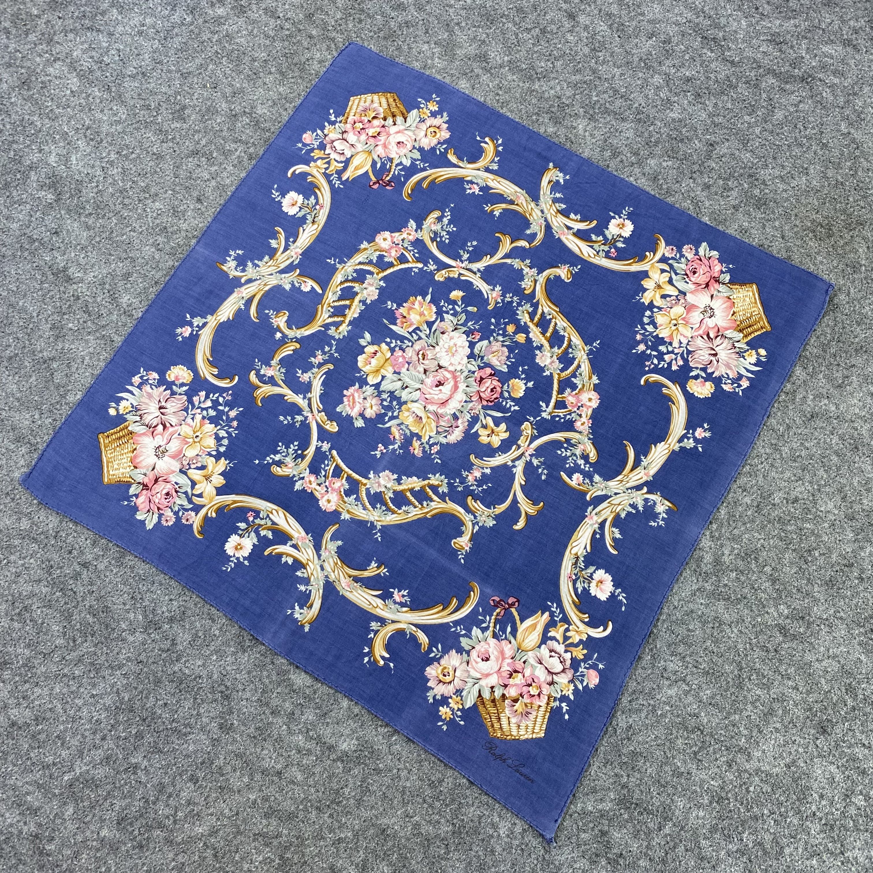 Ralph Lauren Ralph Lauren Handkerchief Neckerchief Bandana-B1661 Size ONE SIZE - 4 Thumbnail