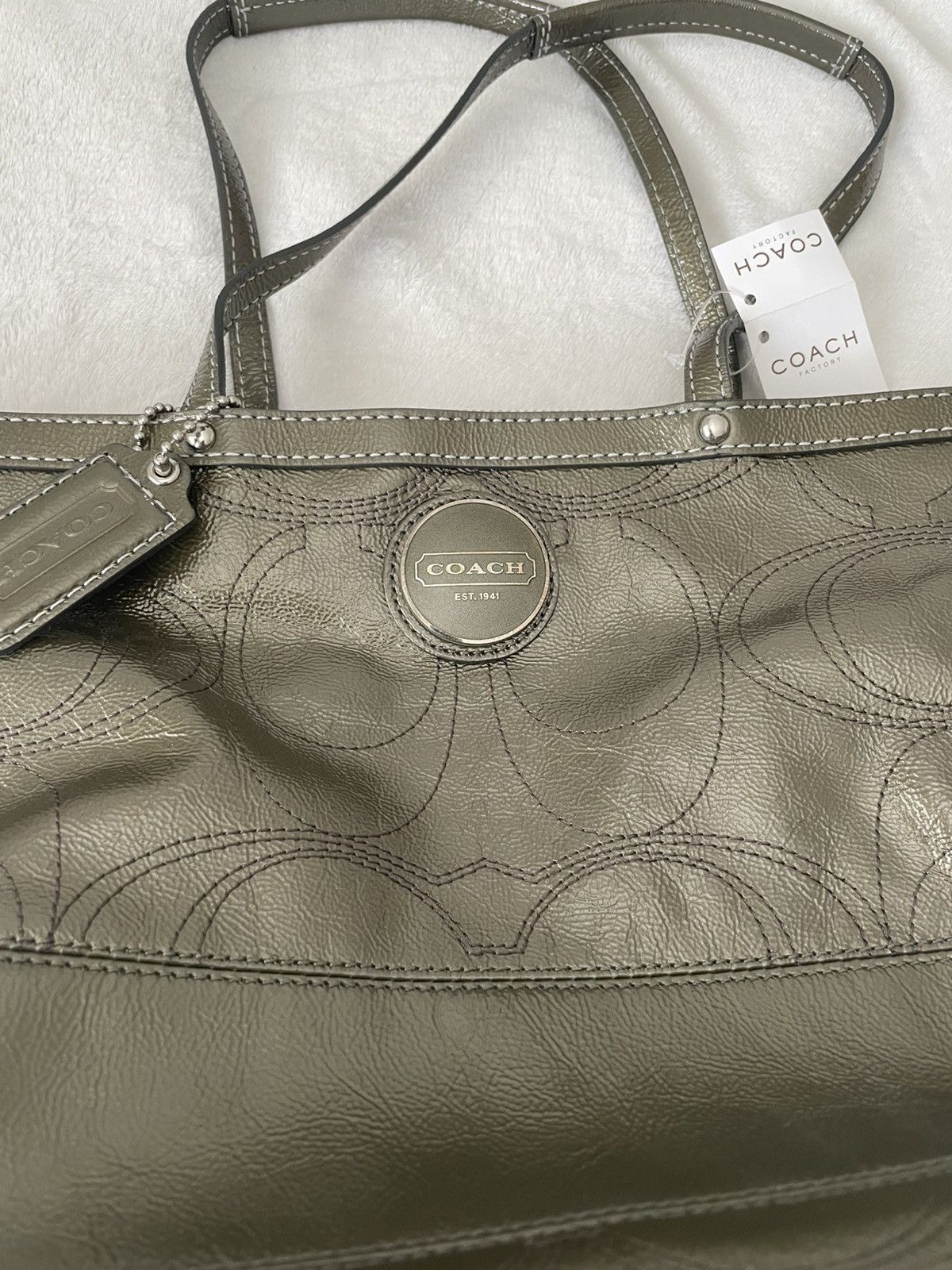 Coach Coach Patent Leather Bag Size ONE SIZE - 2 Thumbnail