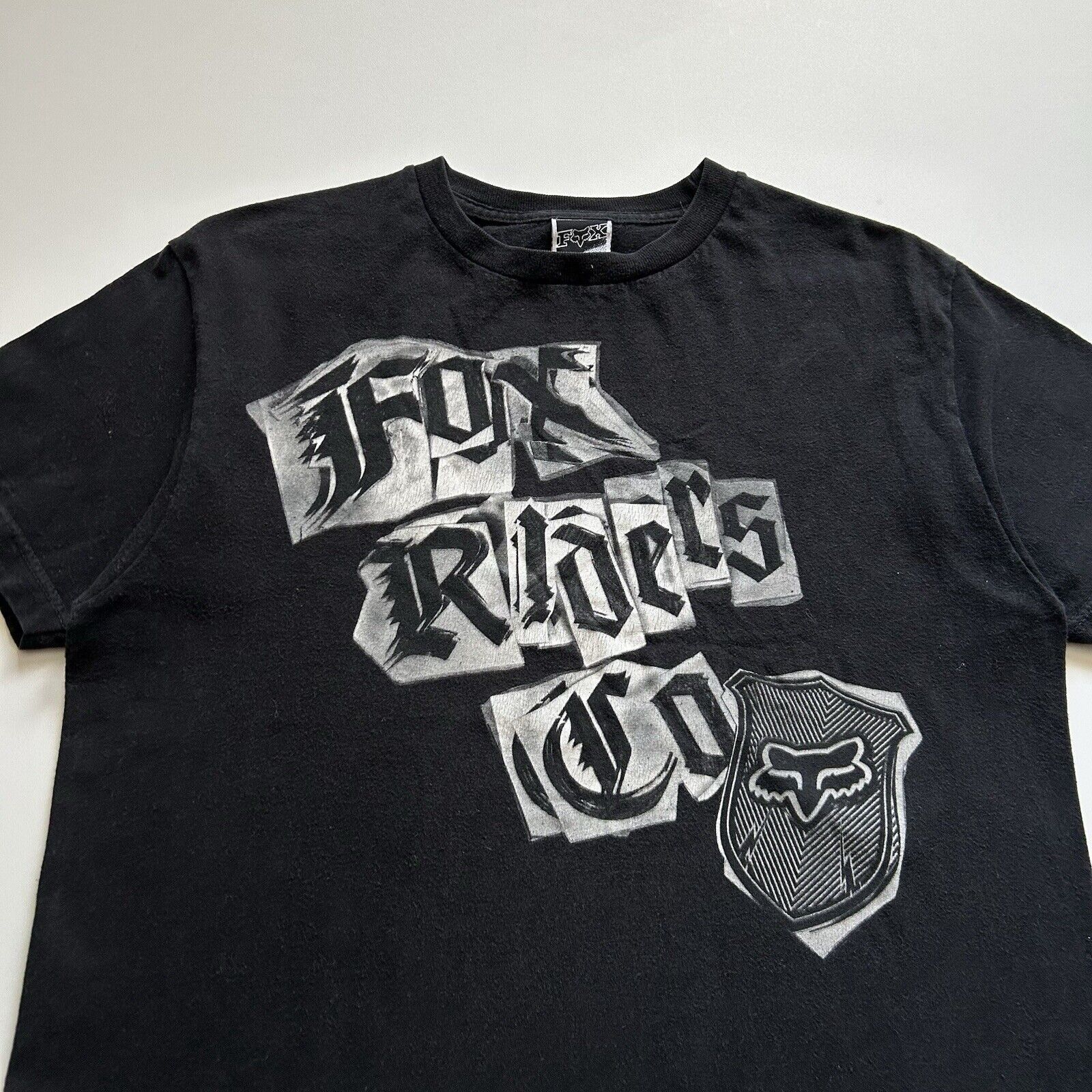 Fox Racing Vintage Fox Riders Co Racing Graphic T Shirt Medium Black Size US M / EU 48-50 / 2 - 2 Thumbnail