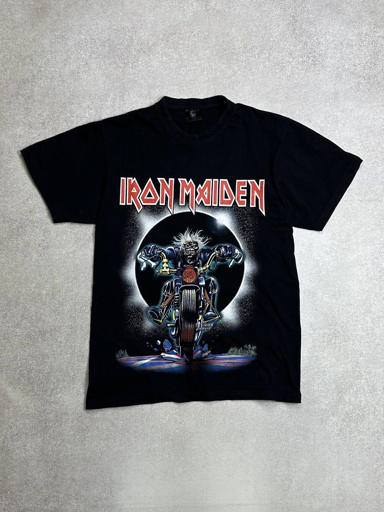Band Tees Vintage Iron Maiden Trooper Moto T-shirt L Band Tee Size US L / EU 52-54 / 3 - 1 Thumbnail