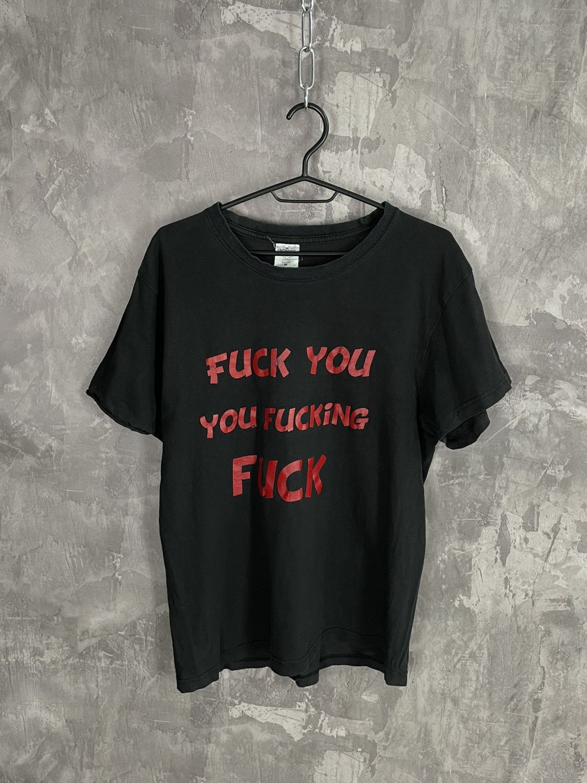 Vintage Vintage "Fuck You You Fucking Fuck" T-shirt Humor Size US M / EU 48-50 / 2 - 1 Thumbnail