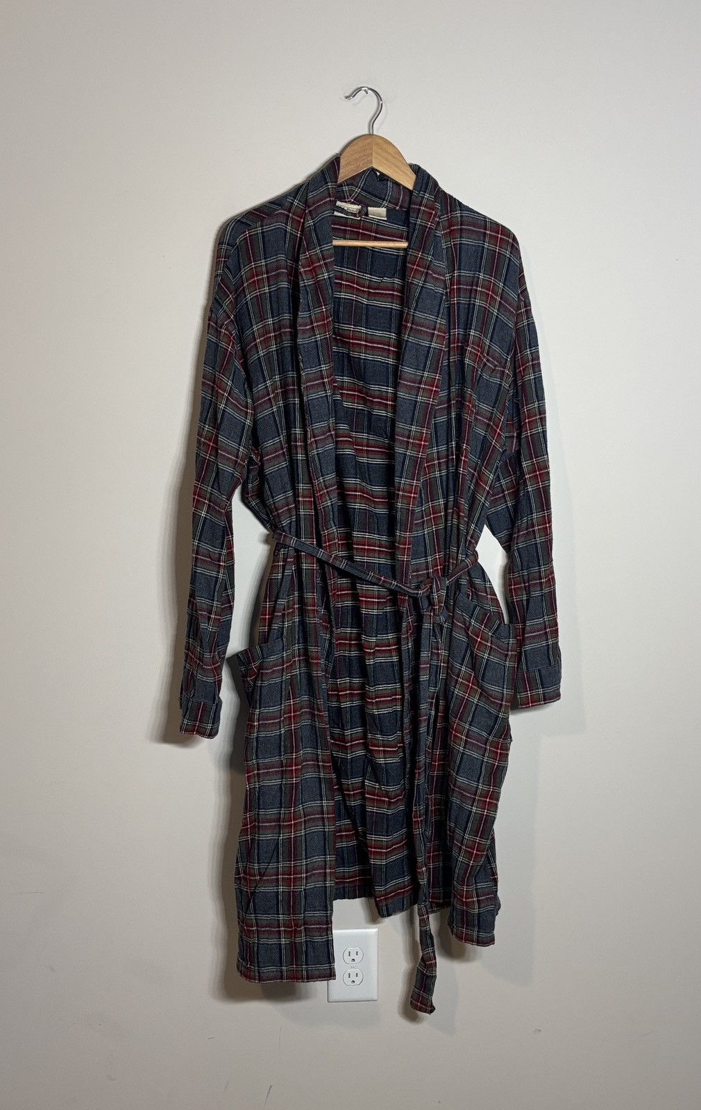 L.L. Bean L.L. Bean Plaid Cotton Flannel Robe XL Size US XL / EU 56 / 4 - 2 Thumbnail