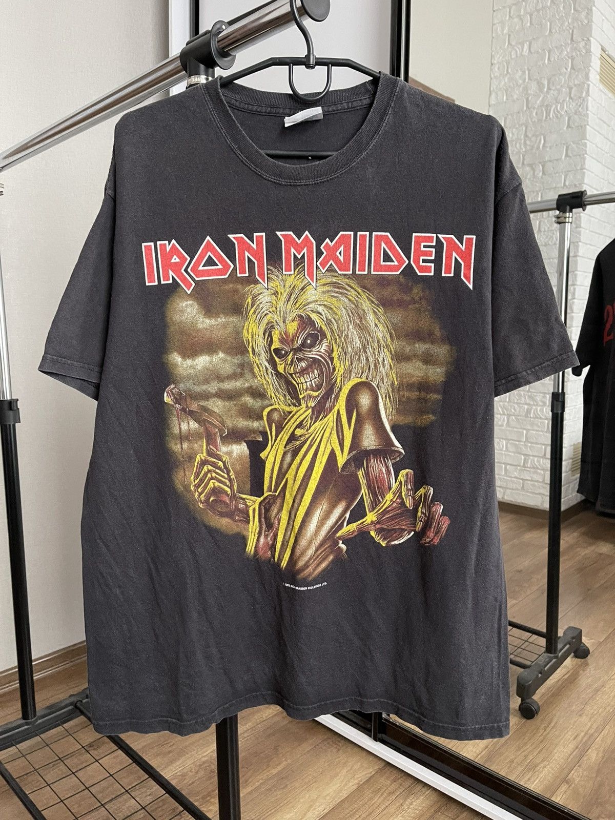 Iron Maiden 2003 Iron Maiden Killers Vintage Rock Band T-Shirt Tee Size US L / EU 52-54 / 3 - 1 Thumbnail