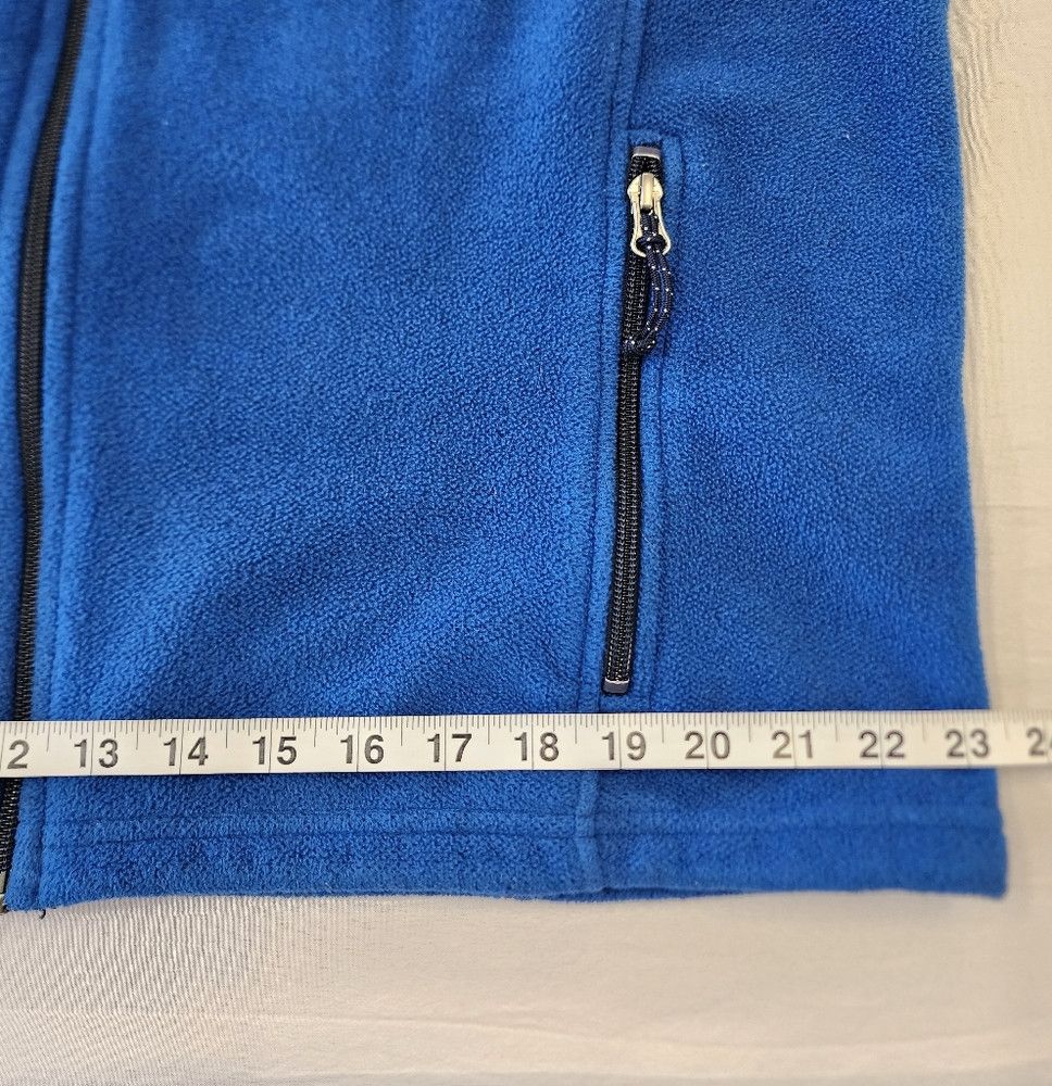 L.L. Bean L.L. Bean Blue Navy Fleece Black Trimming Warm Outdoor Vest Size US L / EU 52-54 / 3 - 6 Thumbnail