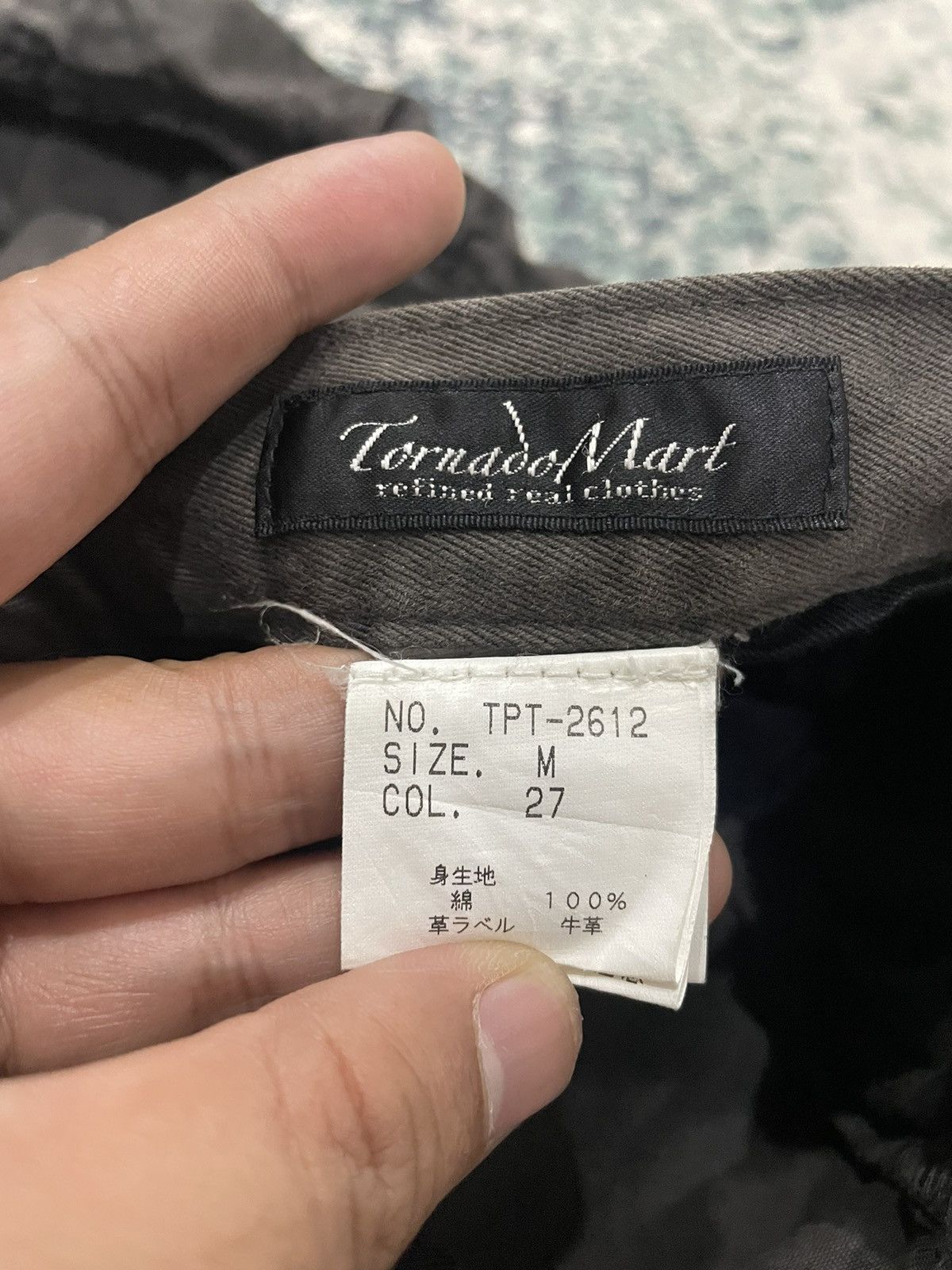 Tornado Mart Tornado Mart Waxed Multipocket Coated Denim Pants Size US 30 / EU 46 - 13 Thumbnail