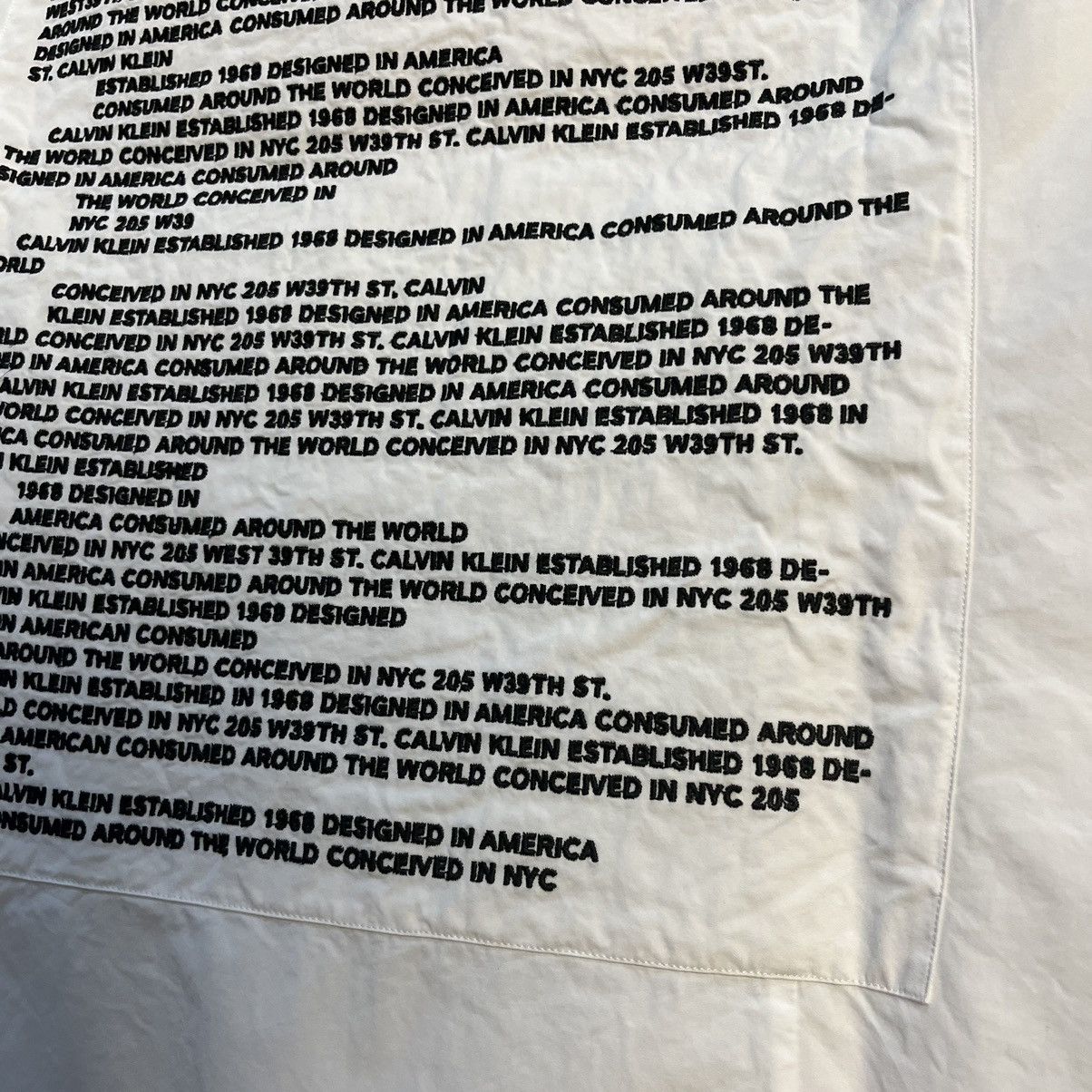 Raf Simons CALVIN KLEIN 205W39NYC Embroidered History Shirt Size US M / EU 48-50 / 2 - 5 Thumbnail
