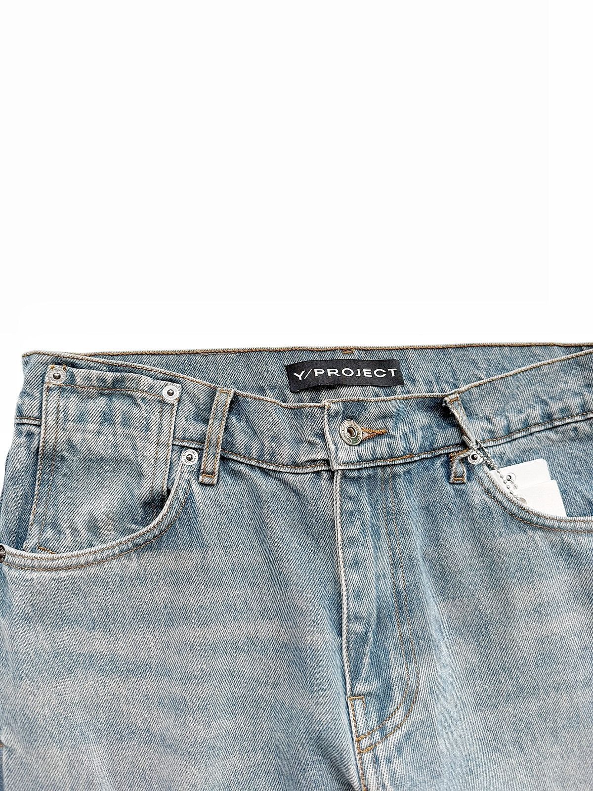 Y/Project Hook & Eye Denim Flares Size 27" / US 4 / IT 40 - 9 Thumbnail