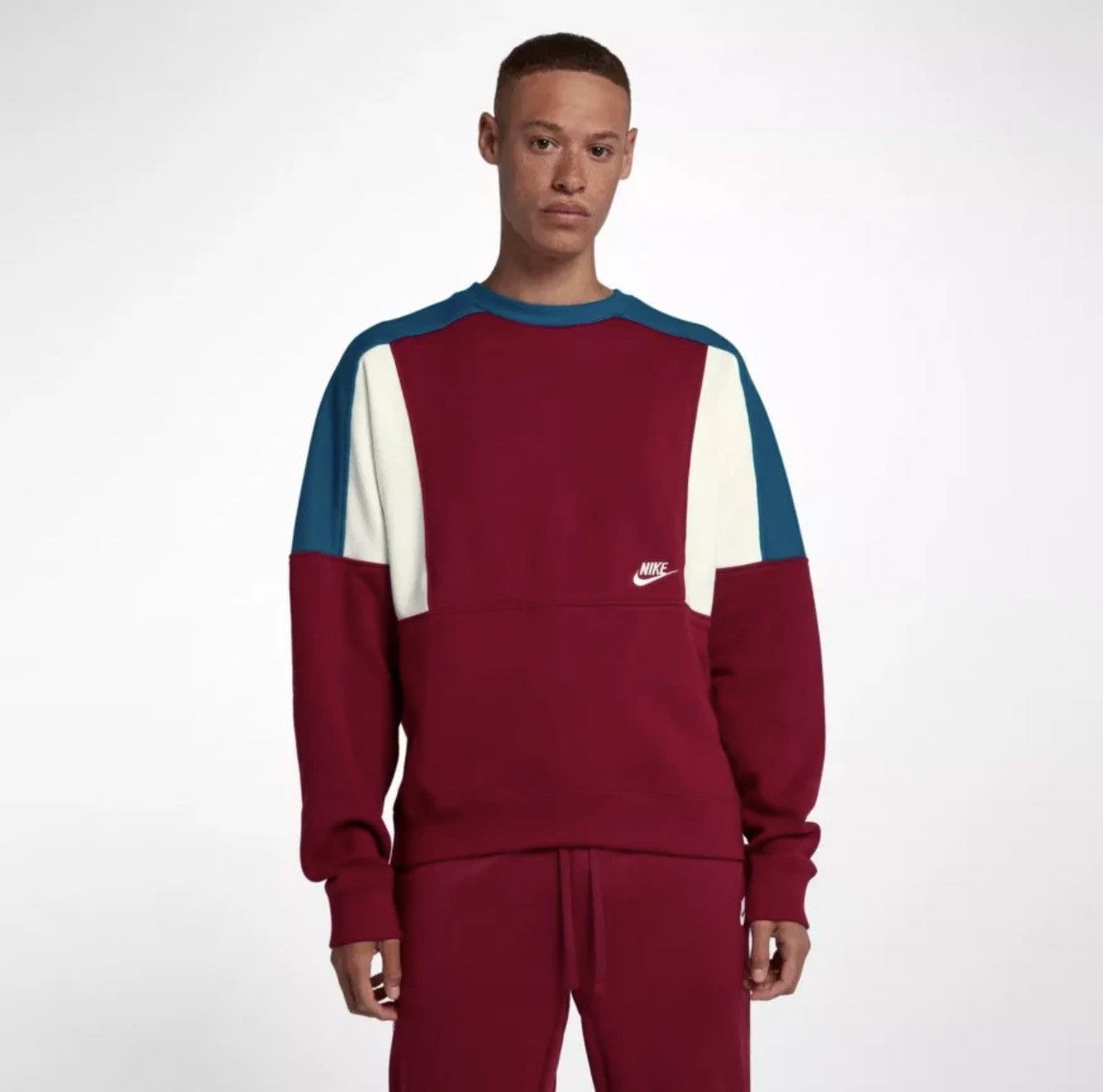 Nike Nike sweatshirt Sportswear Fleece Crew M Size US M / EU 48-50 / 2 - 2 Thumbnail
