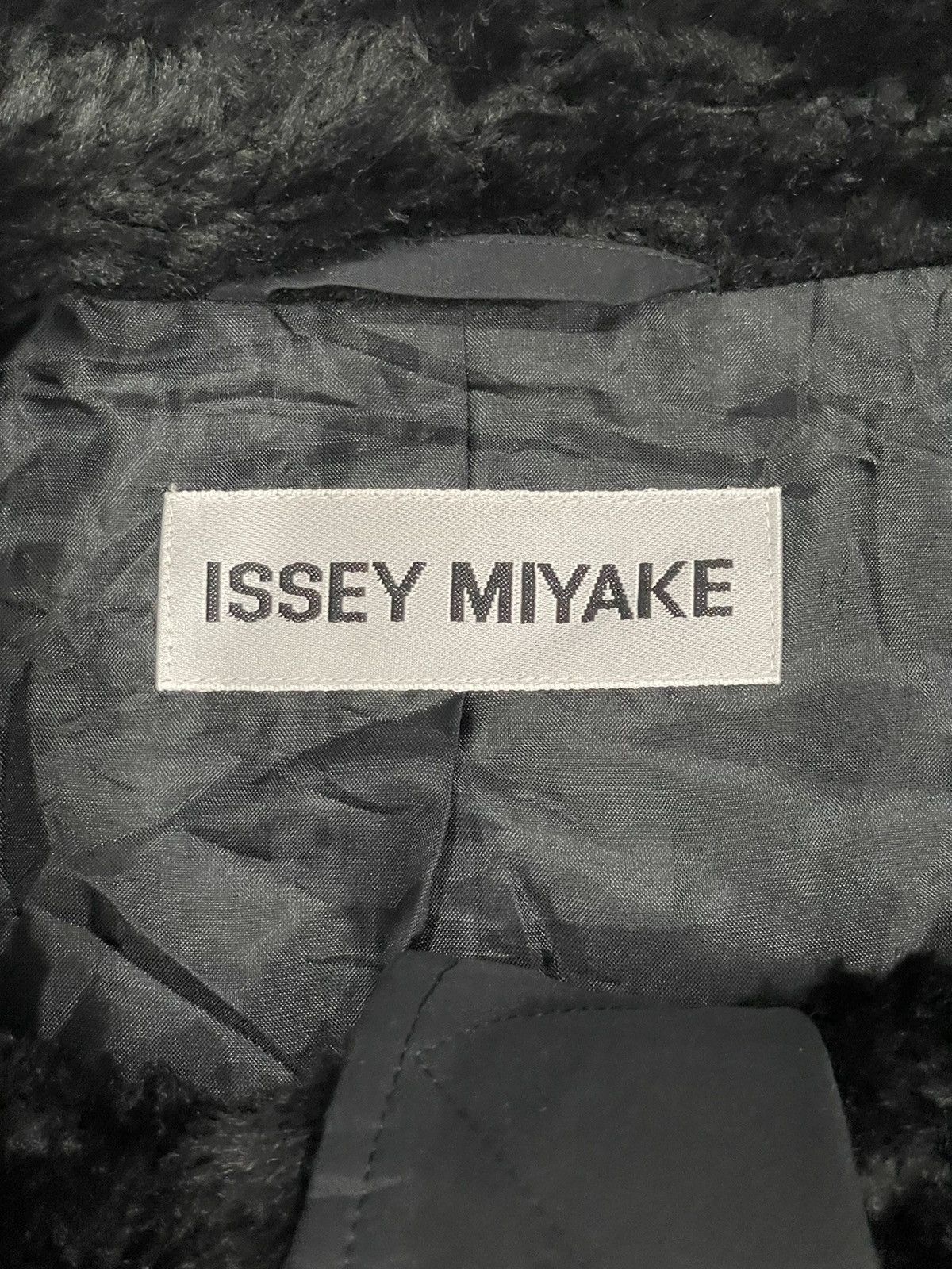 Issey Miyake Vintage Issey Miyake Faux Fur Collar Coat Size M / US 6-8 / IT 42-44 - 7 Thumbnail