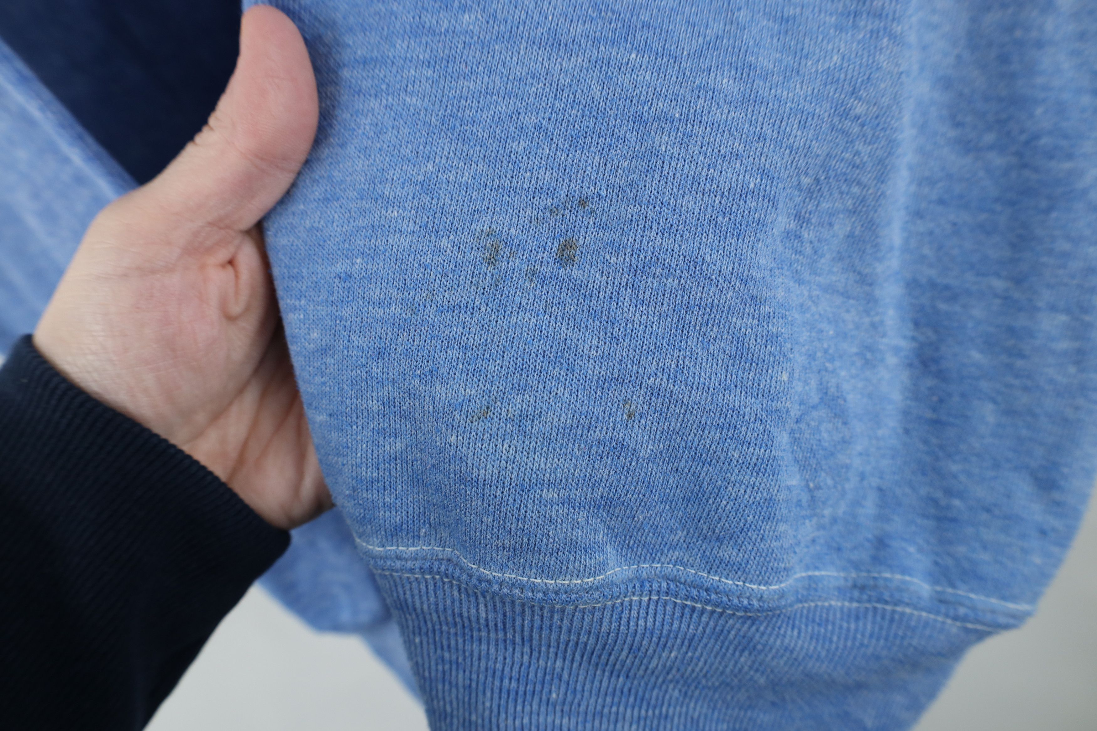 Vintage Vintage 70s Streetwear Boxy Fit Sweatshirt Heather Blue USA Size US M / EU 48-50 / 2 - 4 Thumbnail