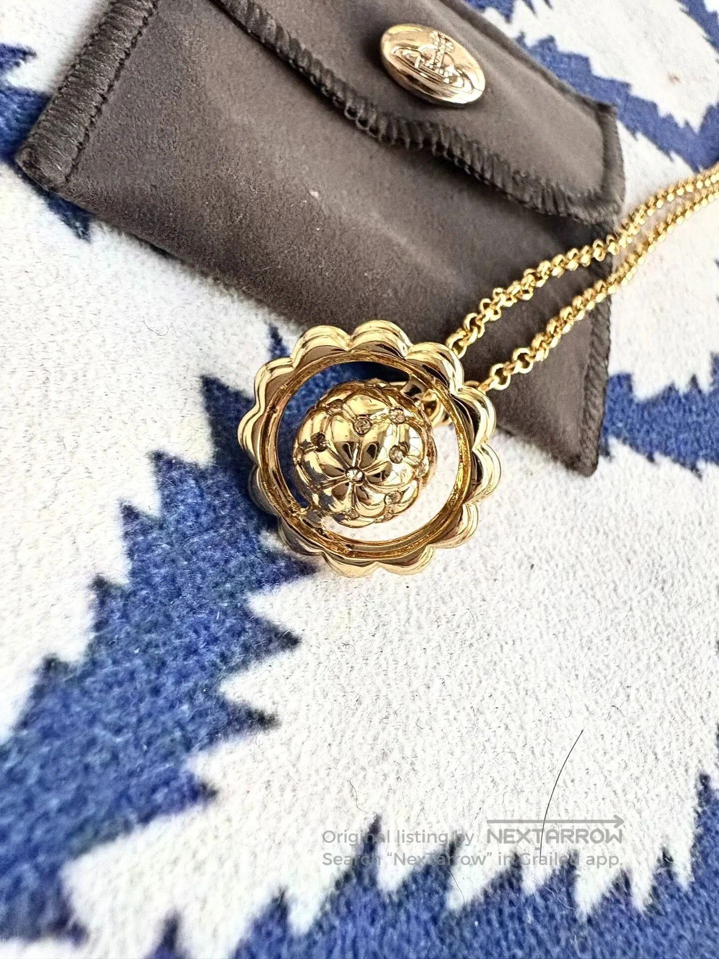Vivienne Westwood Vivienne Westwood Gold Orb Saturn Necklace. Size ONE SIZE - 6 Thumbnail