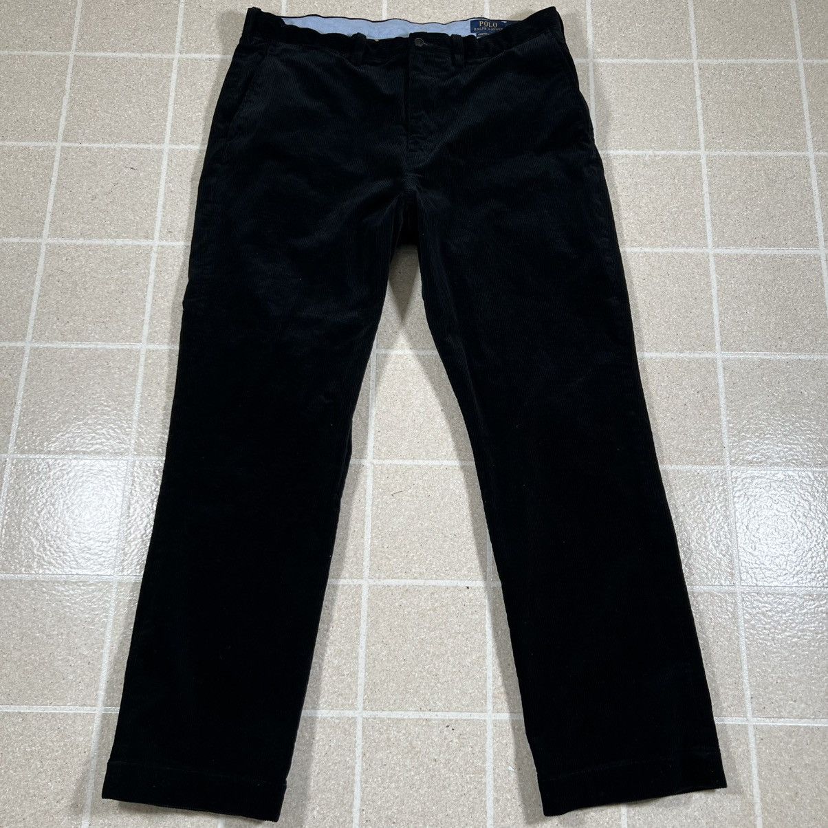 Polo Ralph Lauren Vintage Polo Ralph Lauren Corduroy Pants Men’s 34x32 Black Size US 34 / EU 50 - 1 Thumbnail