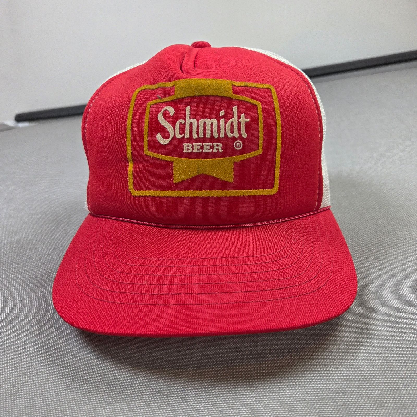 Vintage Schmidt Beer Vintage YoungAn Mesh Trucker Hat Korea OSFA Size ONE SIZE - 10 Thumbnail