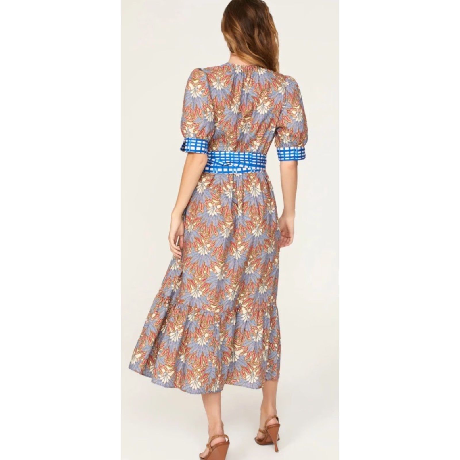VINTAGE Marie Oliver Rhett Wrap Dress Sz Small Retail 38 EUC