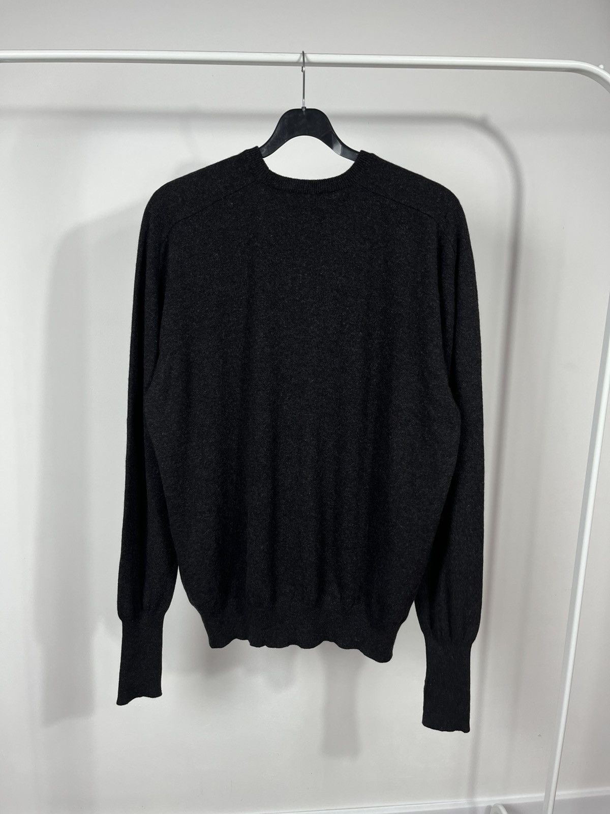 Other Manrico Cashmere Dark Grey Crewneck Sweater Made in Italy Size US XL / EU 56 / 4 - 11 Thumbnail