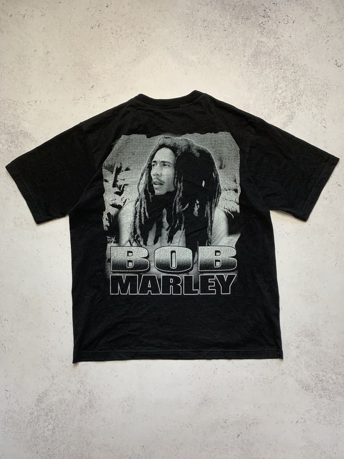 Vintage Vintage Rare 90's Bob Marley Overprint T-shirt Y2K/YKK Size US L / EU 52-54 / 3 - 2 Thumbnail