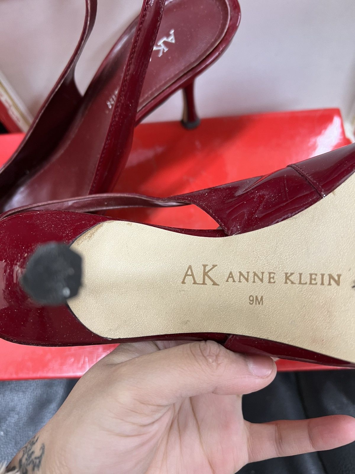 Anne Klein Anne klein red heels Size US 9 / IT 39 - 3 Thumbnail