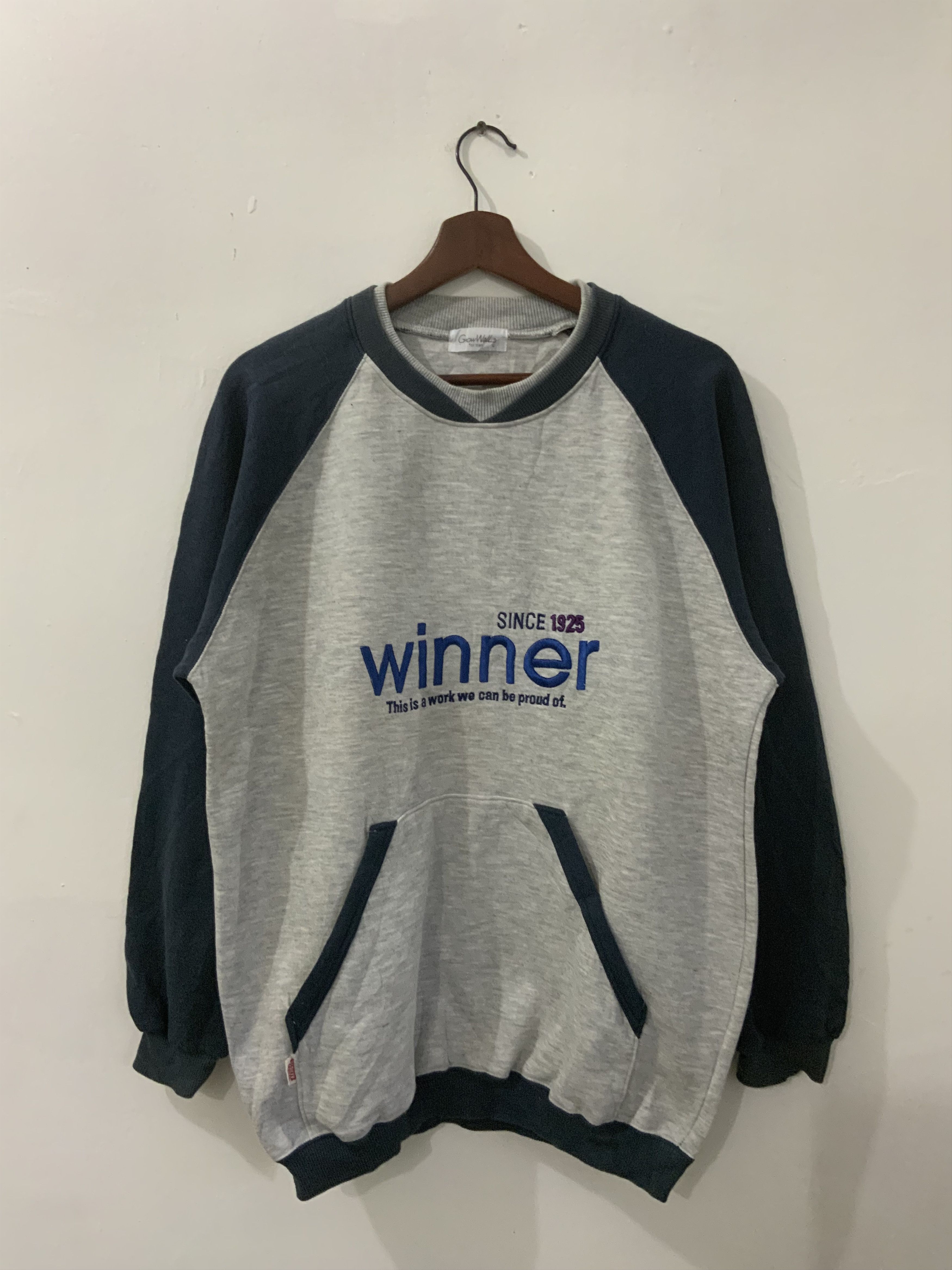 Designer Grow Well Raglan Winner Sweatshirt Size US L / EU 52-54 / 3 - 1 Thumbnail