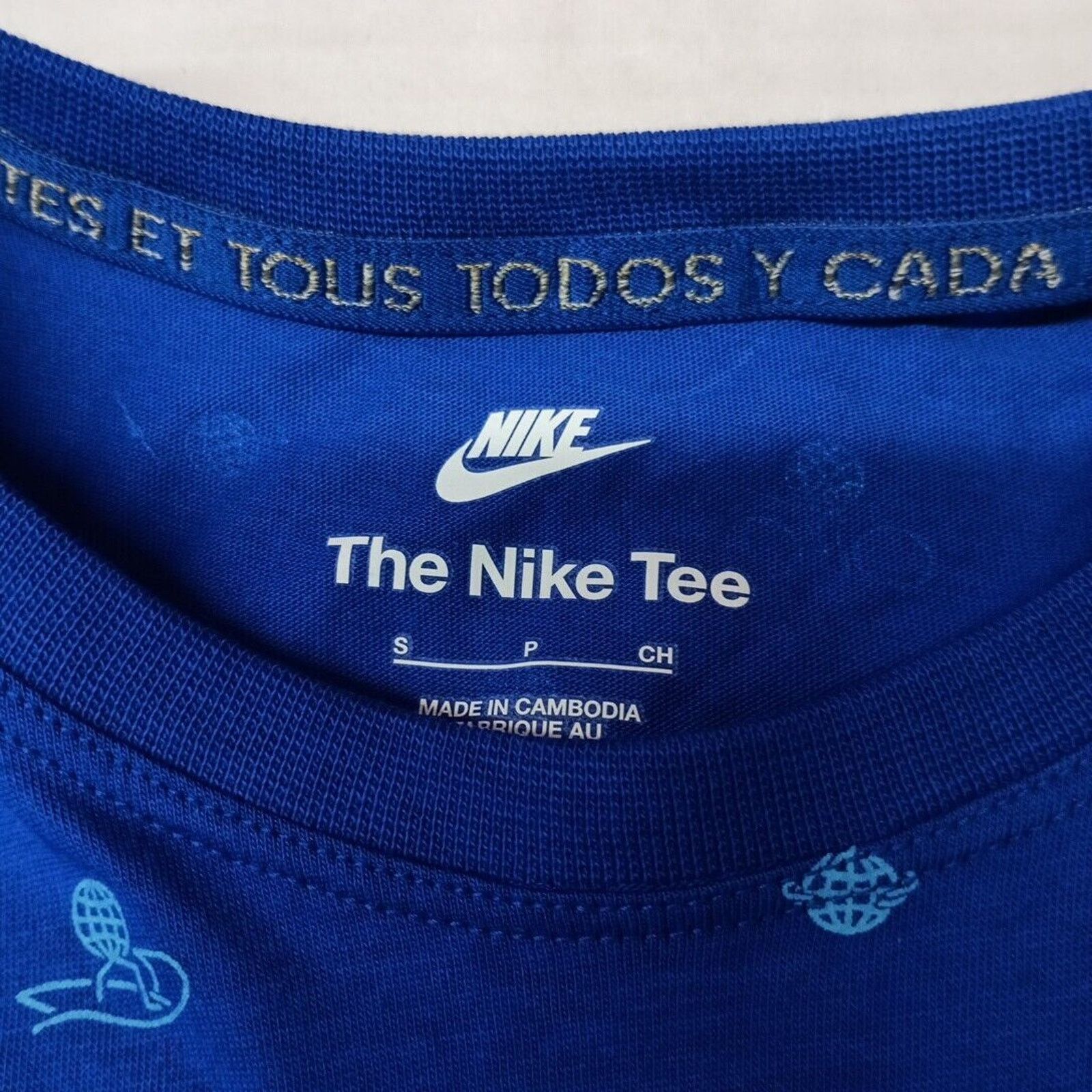 Nike Nike USA Club Tank Top Women's S Blue All Over Print FZ3384 Size S / US 4 / IT 40 - 3 Thumbnail