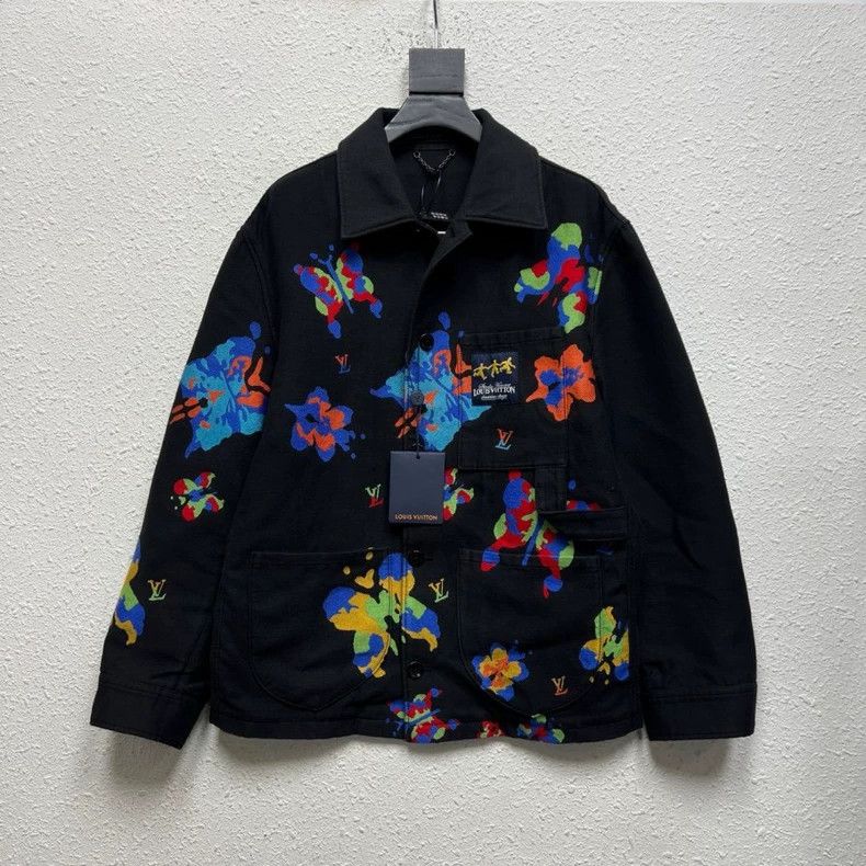 Louis Vuitton louis vuitton ss23 butterfly print shirt-dmc Size US S / EU 44-46 / 1 - 1 Thumbnail