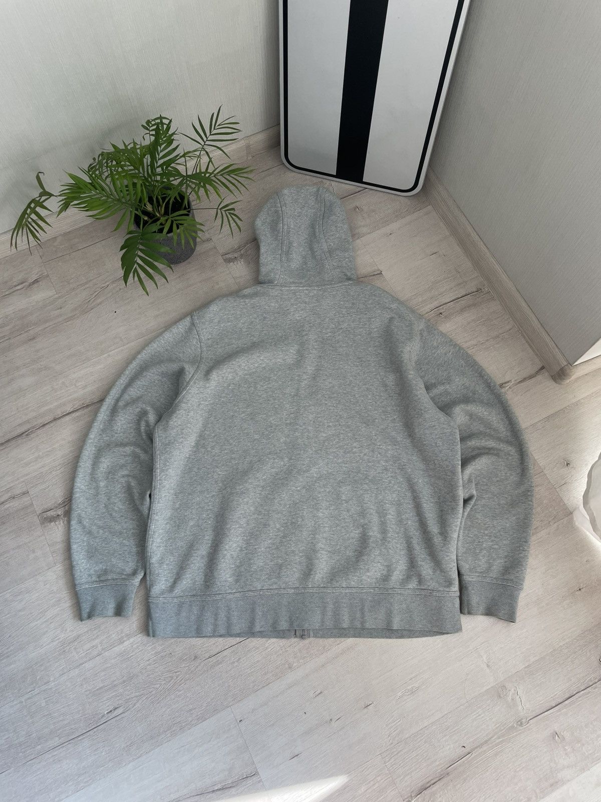 20471120 × Nike Vintage Nike Zip Hoodie Swoosh Blue Tag Casual Hypebeast Y2k Size US XXL / EU 58 / 5 - 2 Thumbnail