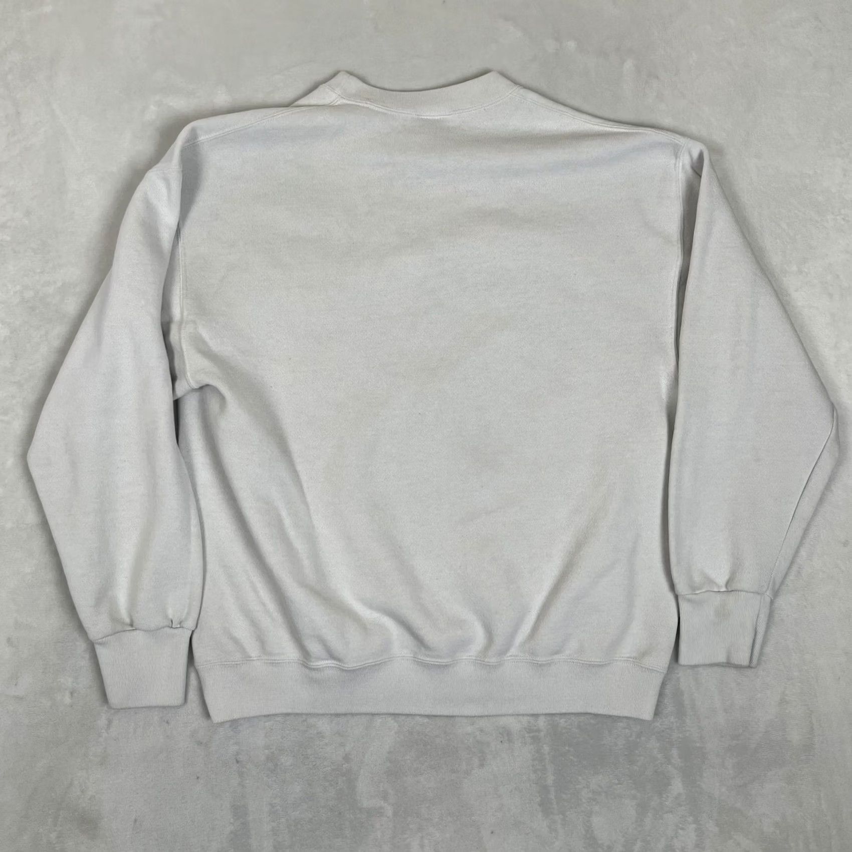 Delta VINTAGE Delta Sweatshirt Mens Large White Most Valuable Dad Sports Graphic Crew Neck Long Sleeve Pullover Size US L / EU 52-54 / 3 - 7 Thumbnail
