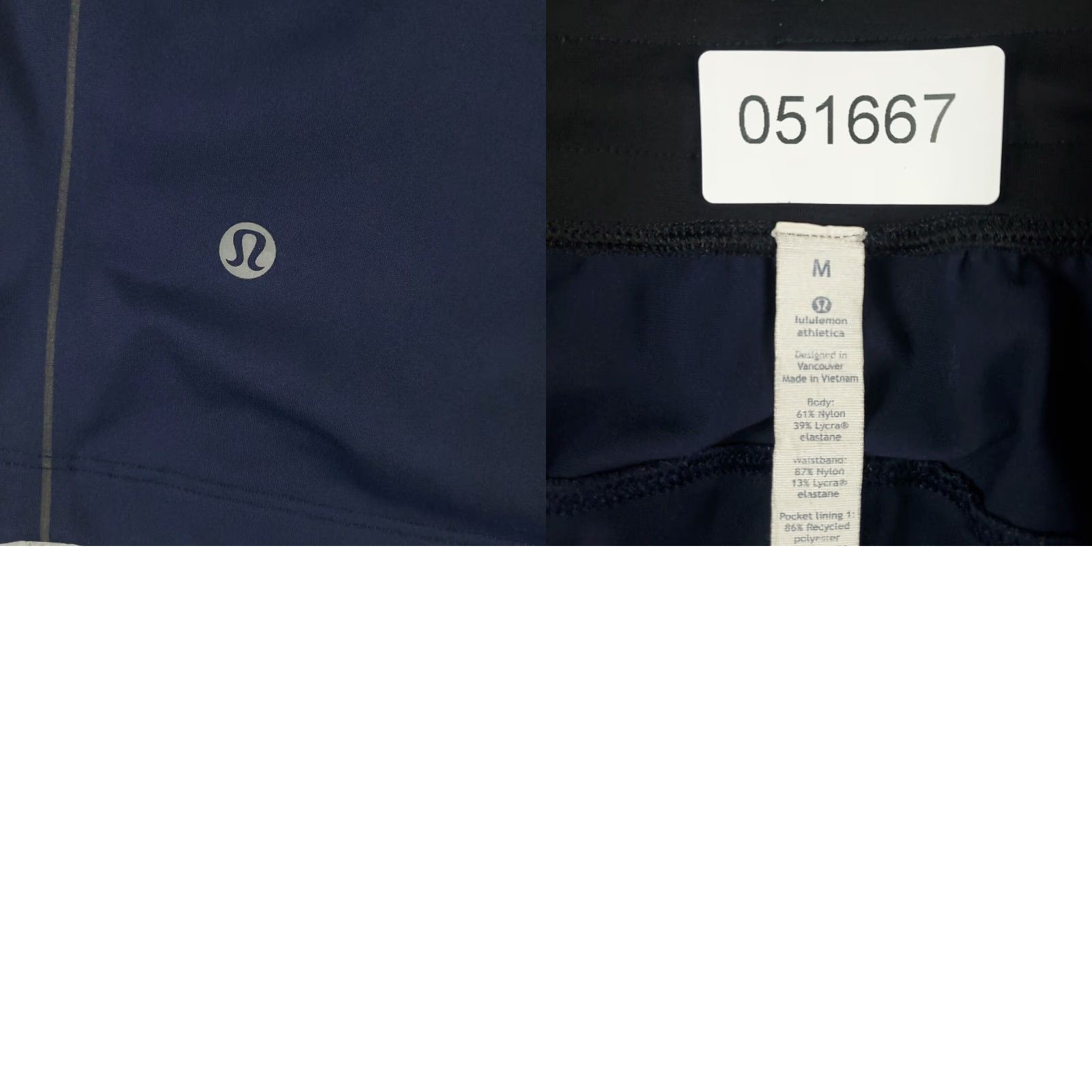 Lululemon Lululemon Shorts Mens M Blue Zipper Pockets Lace Tie Stretch Athletic Regular Size US 31 - 8 Thumbnail