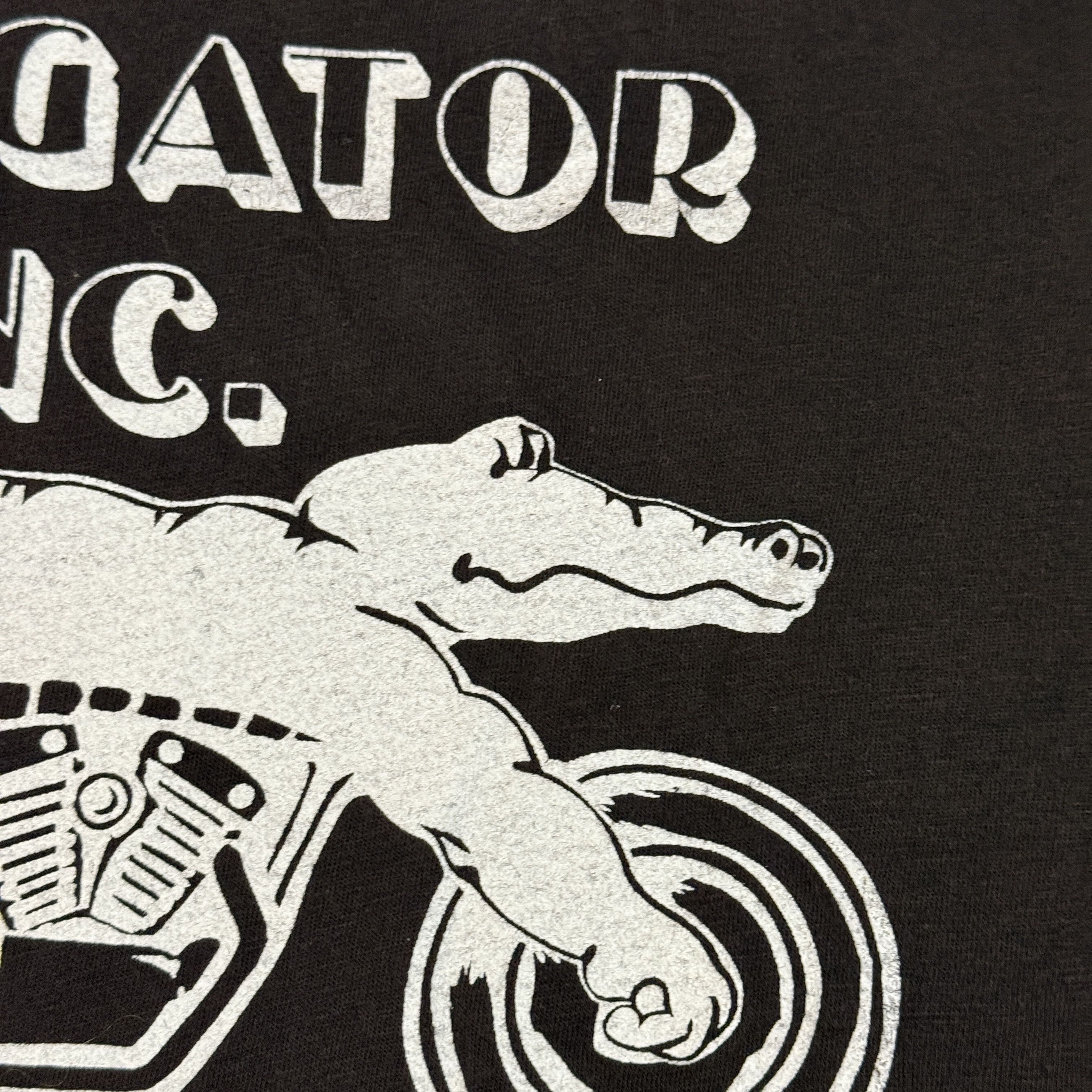 Harley Davidson True VTG 70s Blue Gator Inc Harley Davidson Store Faded Size US L / EU 52-54 / 3 - 9 Thumbnail