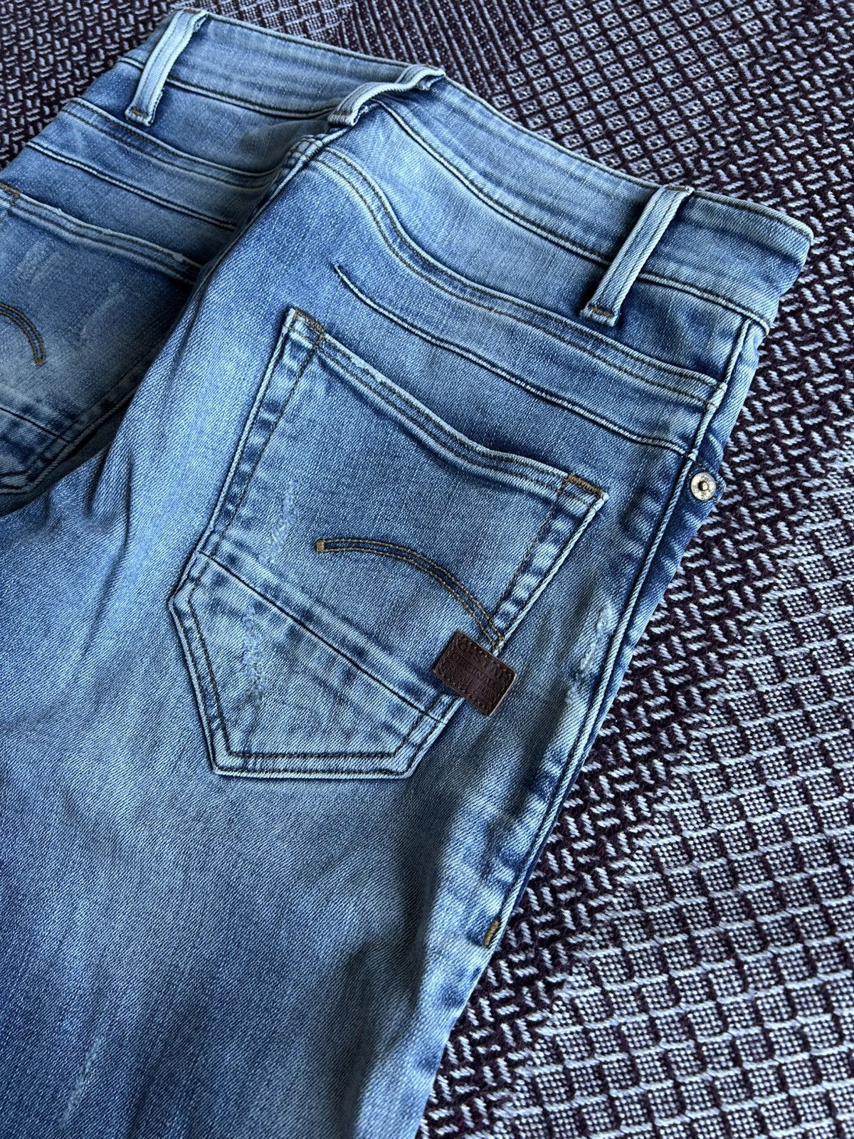 G-Star × Jean × Vintage G-star Raw D-STAQ 5-PKT Skinny Denim Jeans Size 28 x 32 Size US 28 / EU 44 - 5 Thumbnail