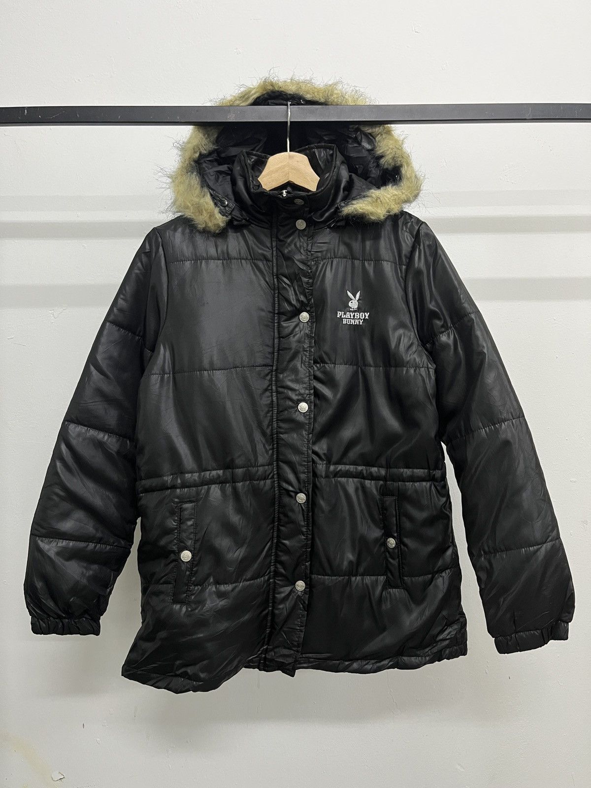 If Six Was Nine Vintage Playboy x Supreme Style Nylon Fur Jacket Size US L / EU 52-54 / 3 - 1 Thumbnail