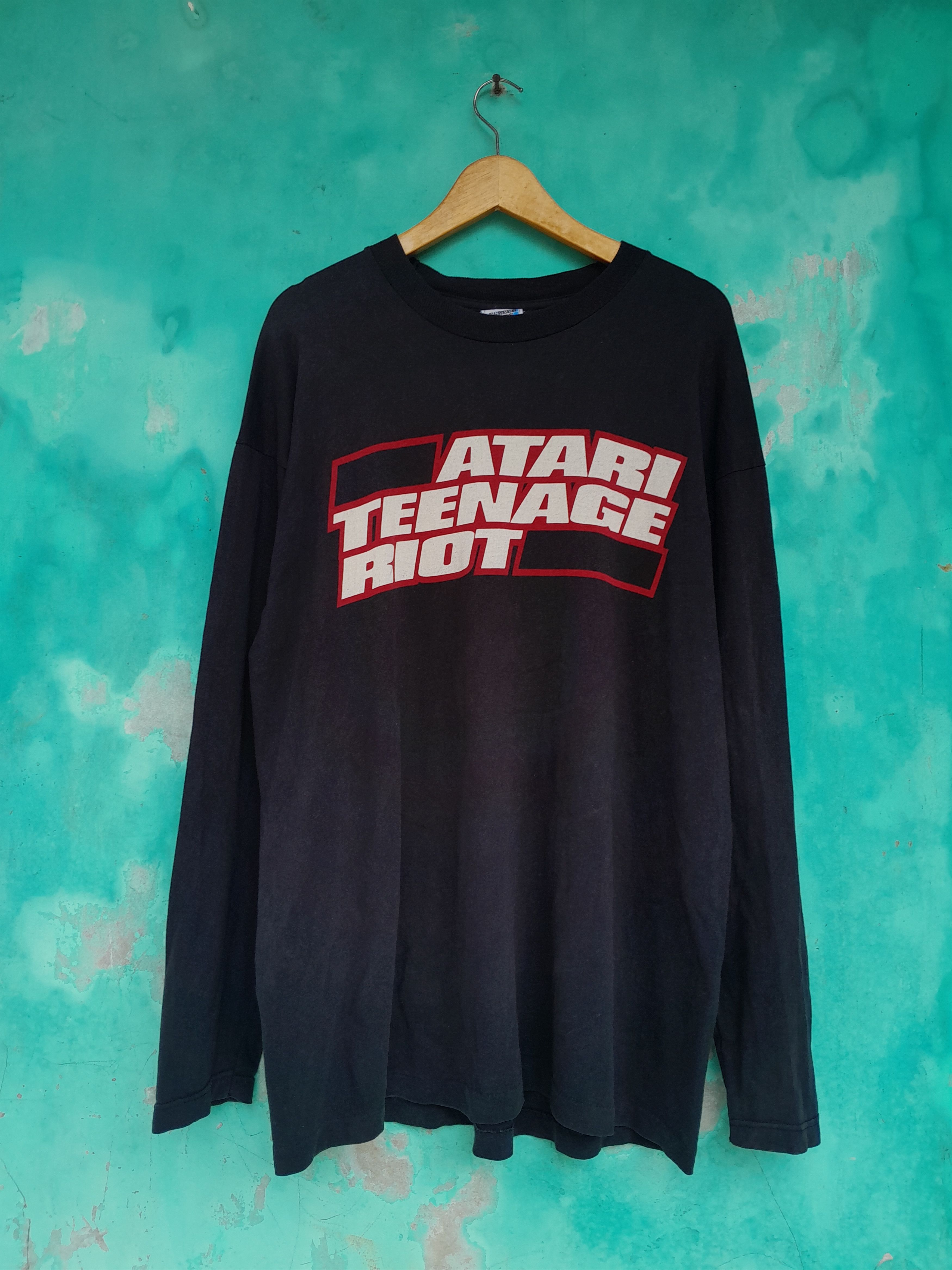 Band Tees Vintage 90s Atari Teenage Riot band Size US XL / EU 56 / 4 - 1 Thumbnail