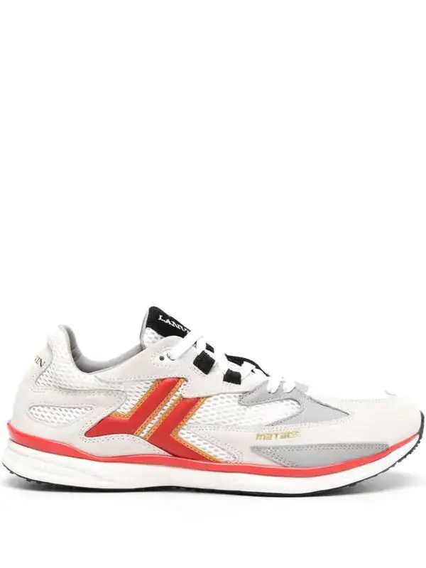 Lanvin oc11z0526 Lace-up Suede Sneakers in White Size US 10.5 / EU 43-44 - 1 Thumbnail