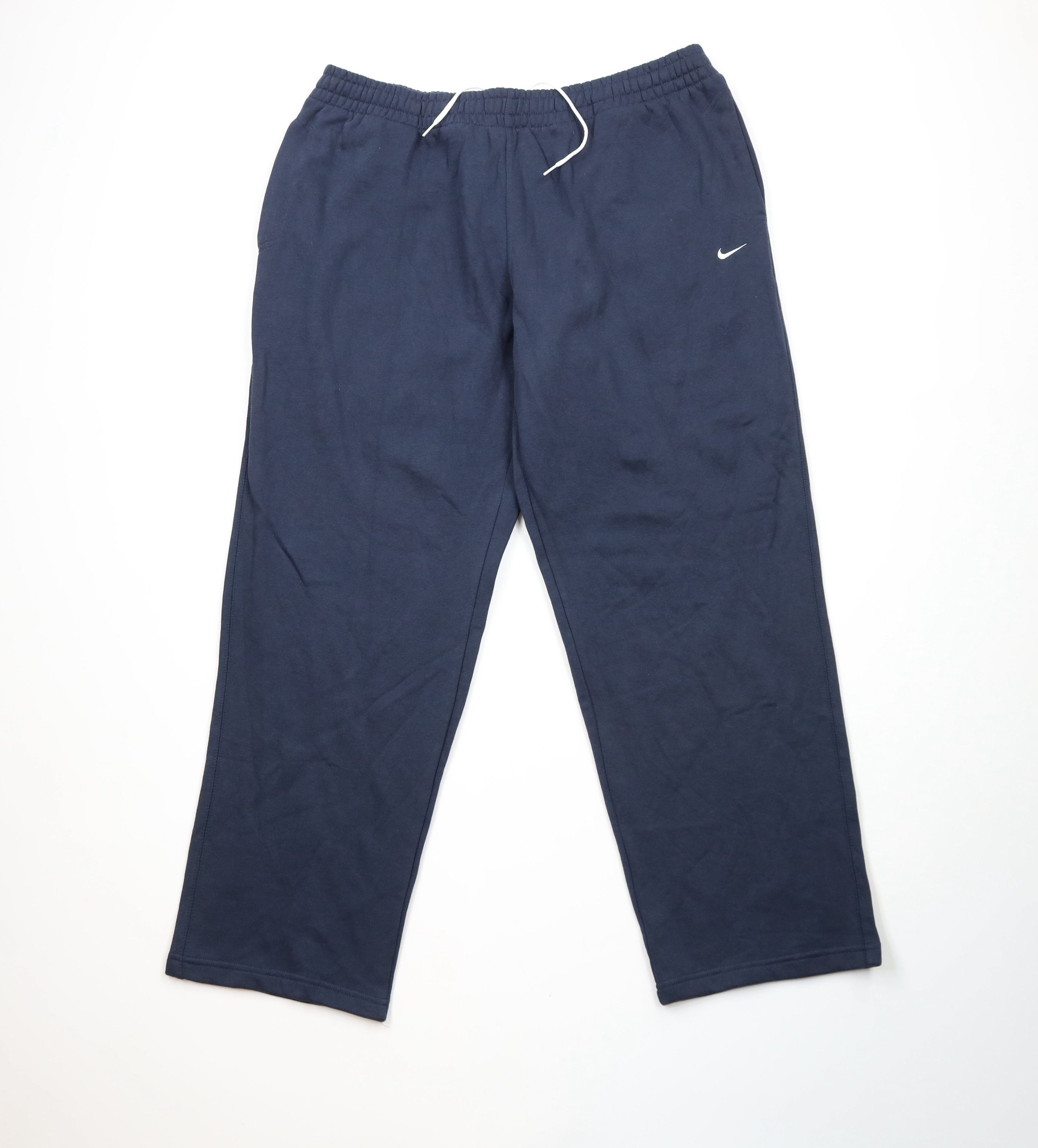 Nike × Vintage Vintage Y2K Nike Scott Mini Swoosh Wide Leg Sweatpants Pants Size US 40 / EU 56 - 1 Thumbnail