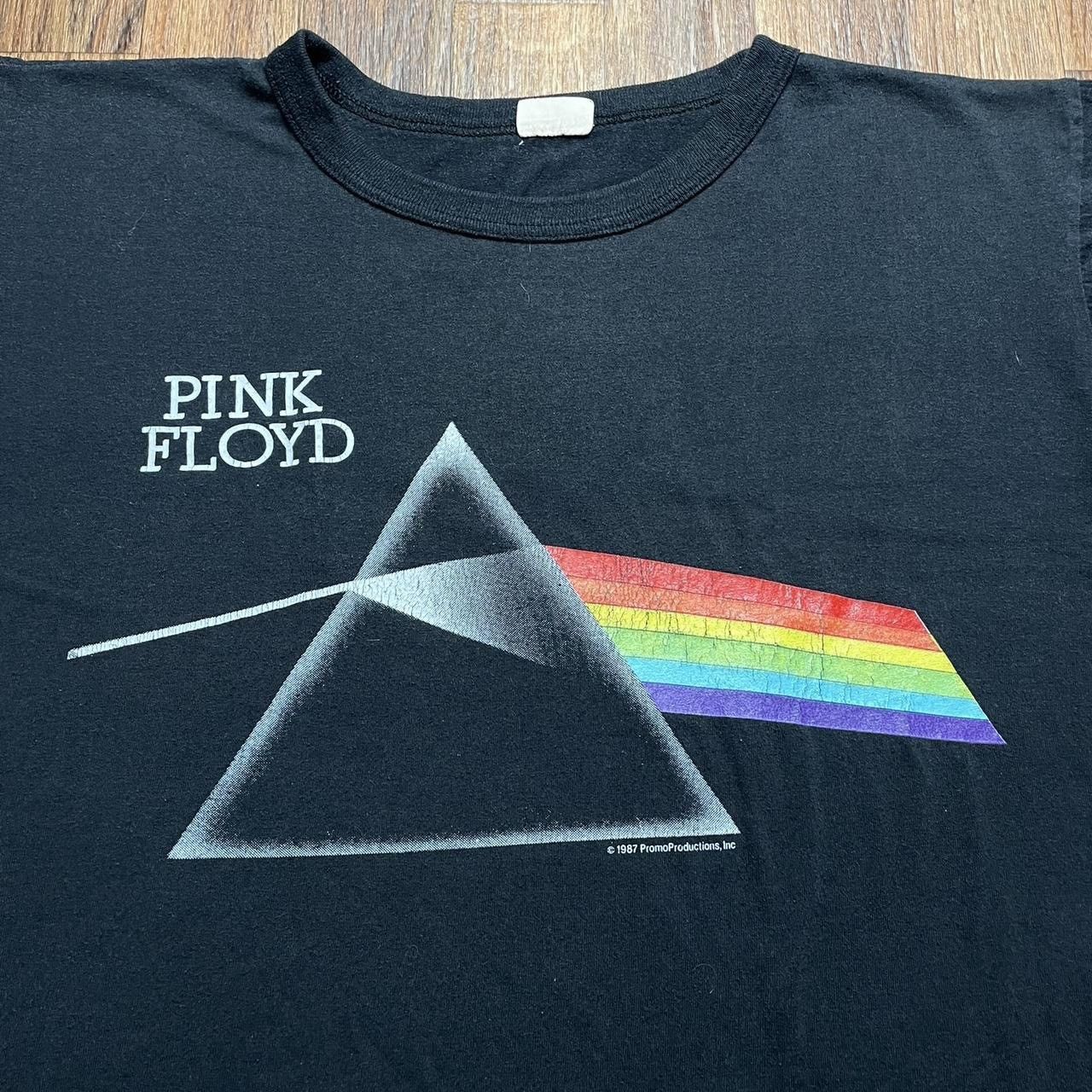 Pink Floyd × Vintage Pink Floyd Vintage Tour Shirt 1987 Black Dark Side Size US XS / EU 42 / 0 - 2 Thumbnail