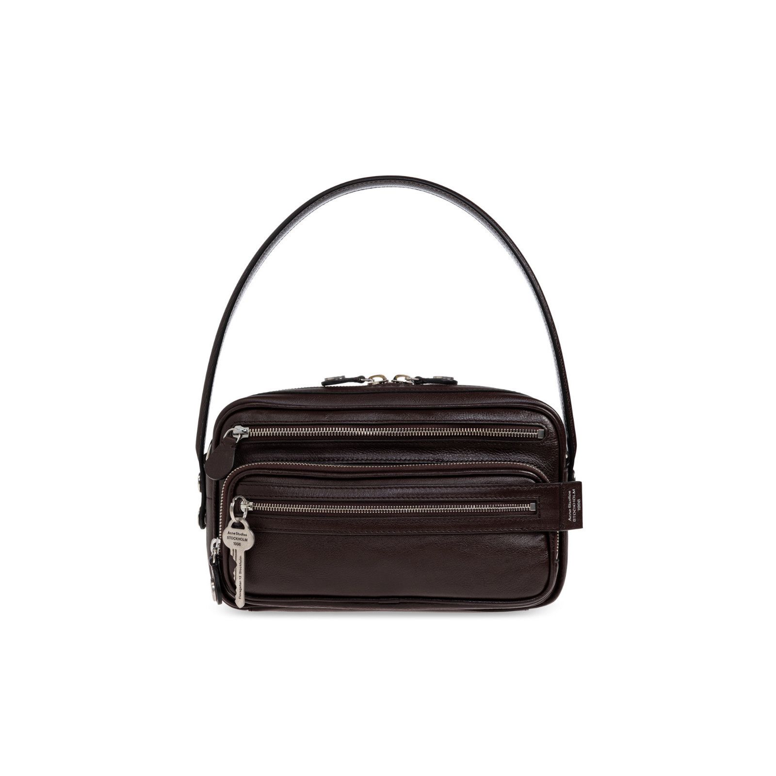 Acne Studios ACNE STUDIOS Camero Party Brown Leather Shoulder Bag New Size ONE SIZE - 1 Thumbnail