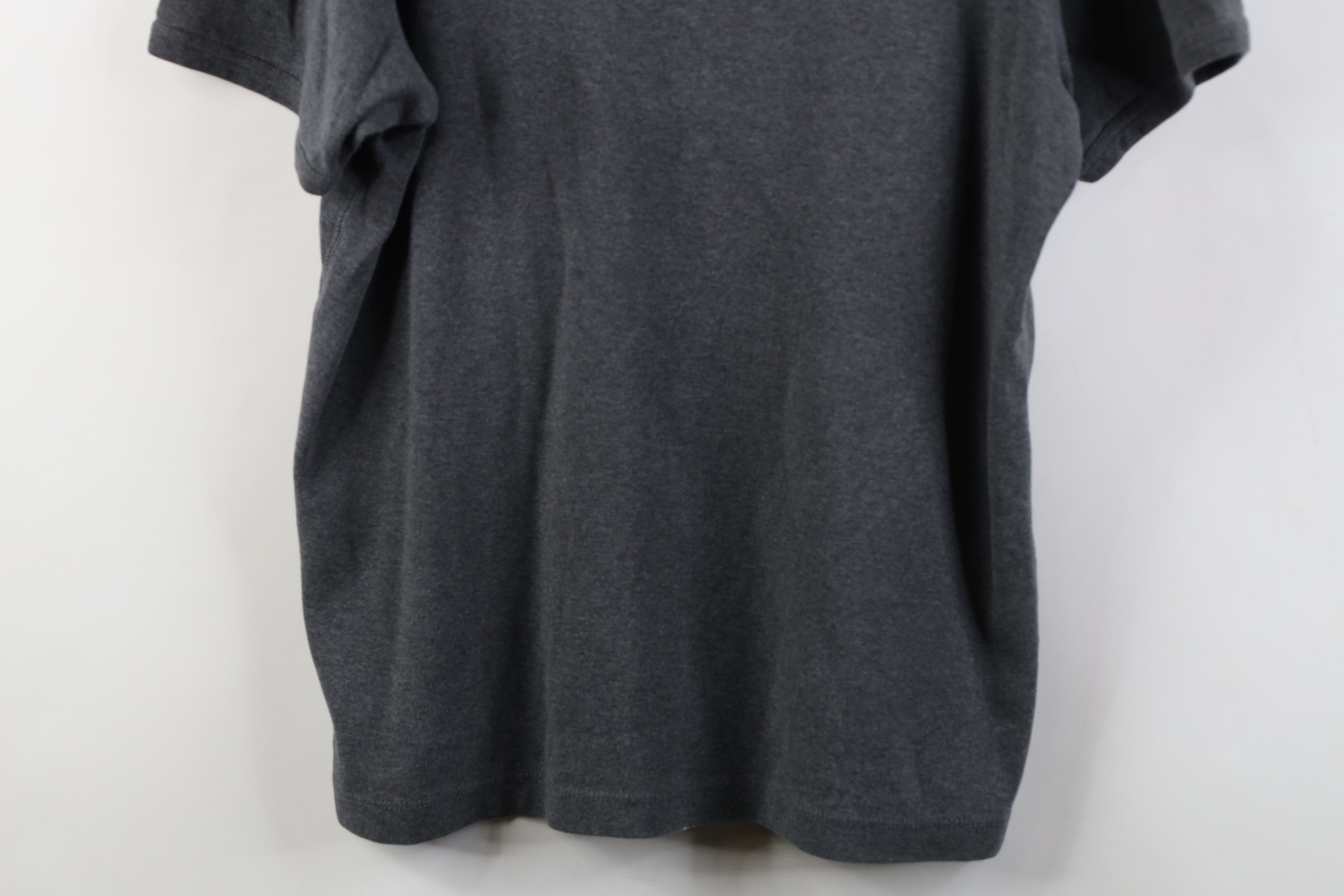 Gap Vintage 90s Y2K Gap Blank Babydoll Ribbed Knit T-Shirt Gray Size US L / EU 52-54 / 3 - 3 Thumbnail
