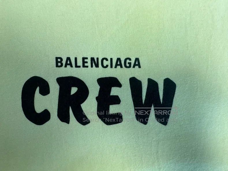 Balenciaga Balenciaga Letter print round neck casual short-sleeve reg Size US XS / EU 42 / 0 - 3 Thumbnail