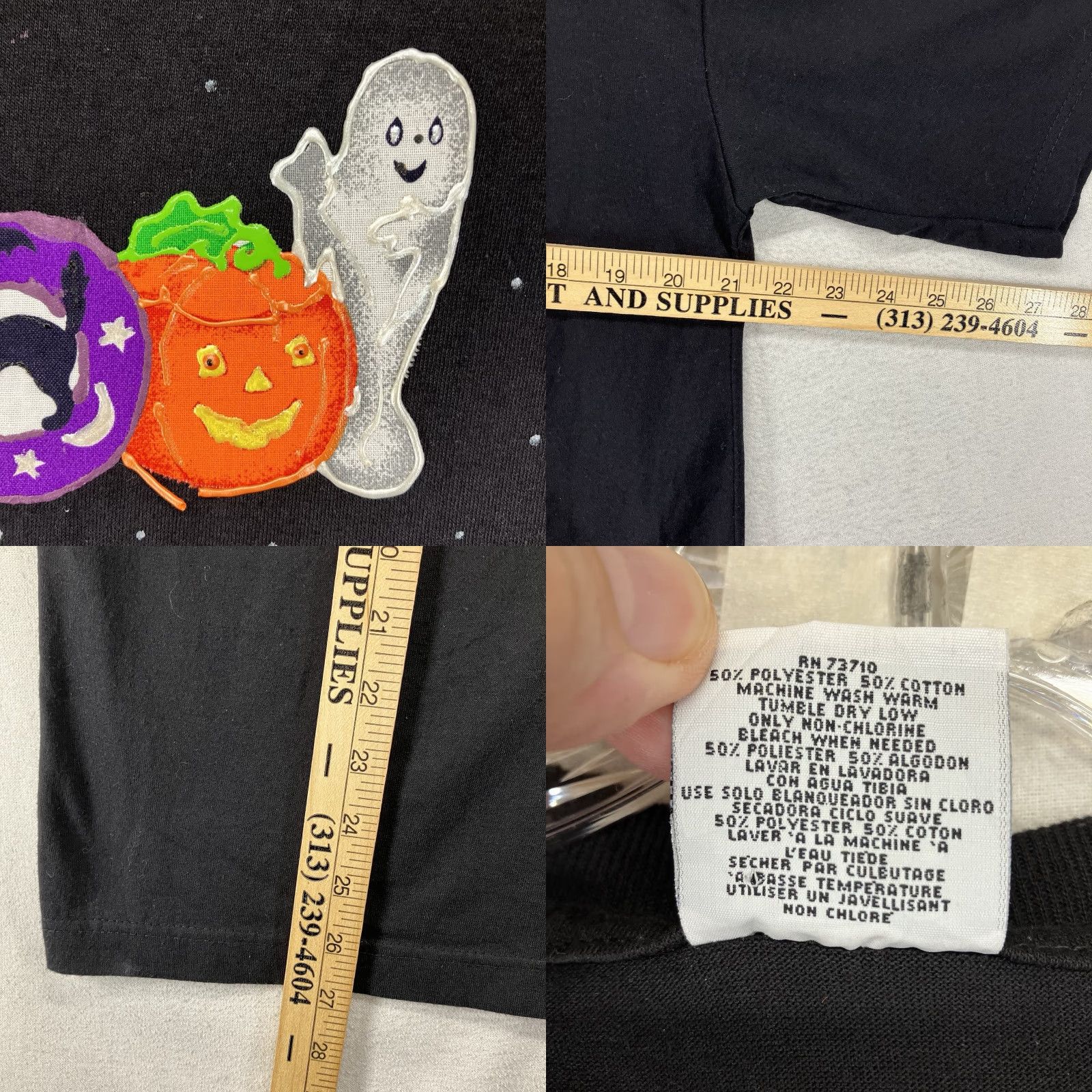 Doublet Vintage Women's Shirt Large USA Pocket Double Sided Art Fun Paint Halloween Size L / US 10 / IT 46 - 11 Thumbnail