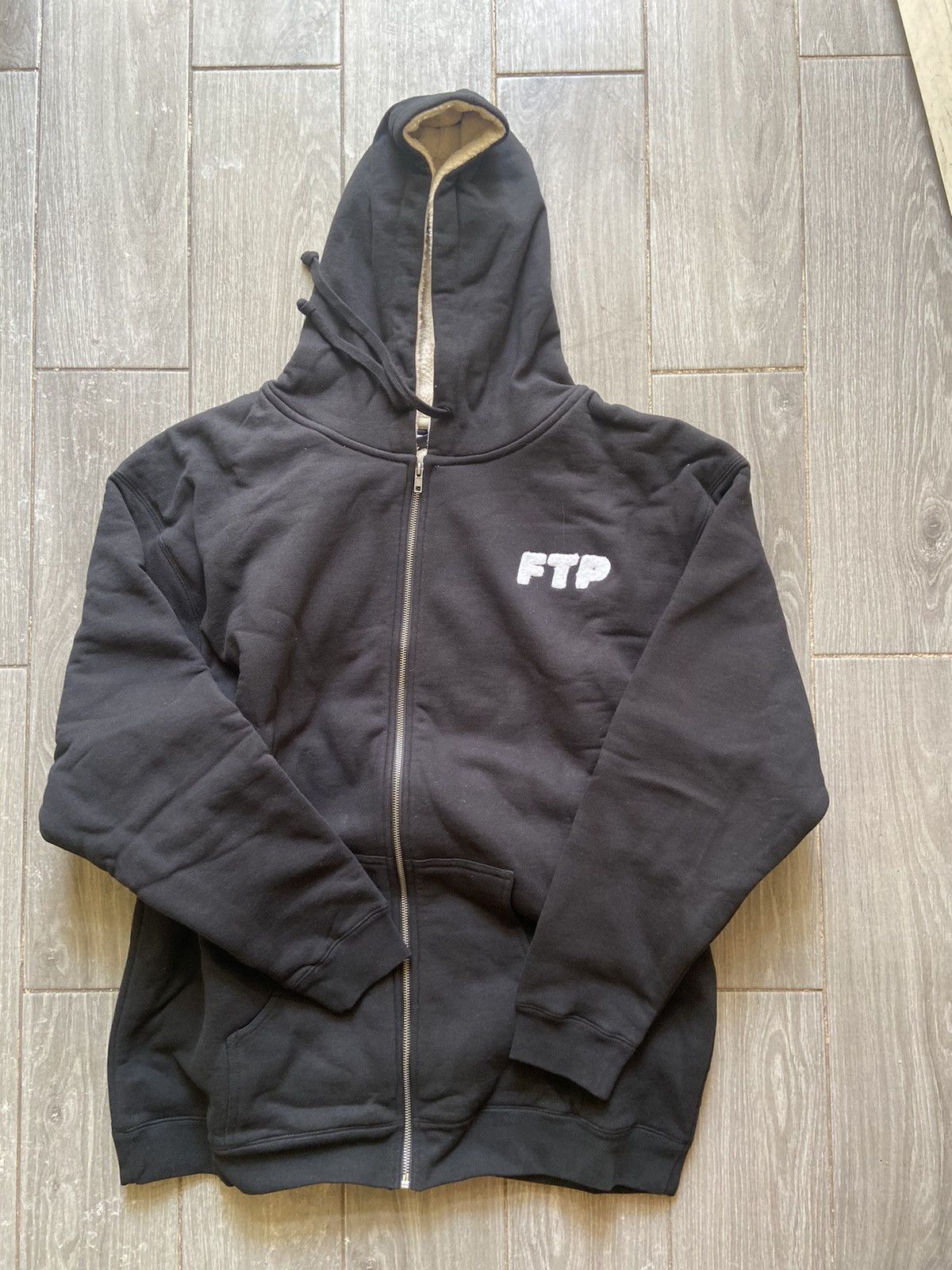 Fuck The Population FTP Chenille Logo Zip Hoodie Black XL Size US XL / EU 56 / 4 - 2 Thumbnail
