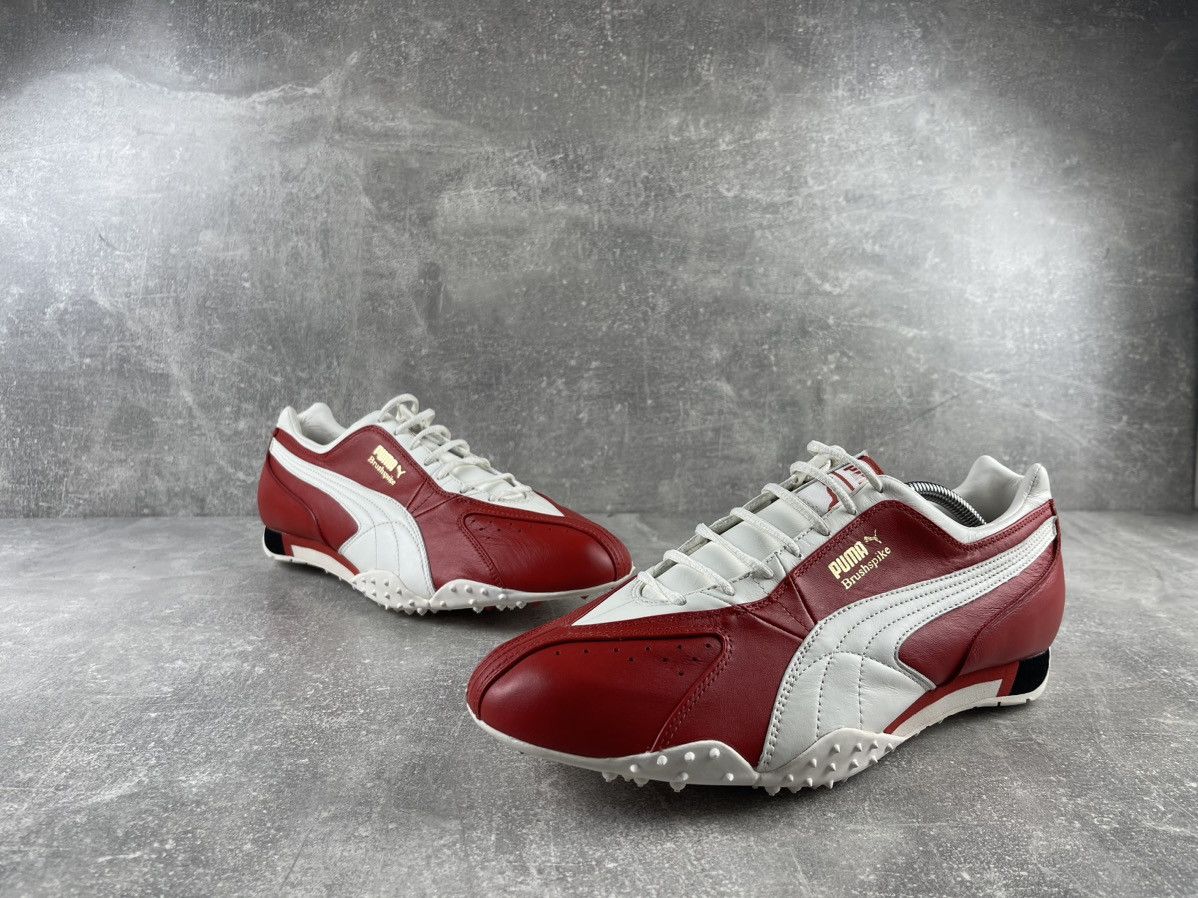 Puma Vintage Puma Brushspike Aurora Red Snow White Black Size US 11.5 / EU 44-45 - 4 Thumbnail