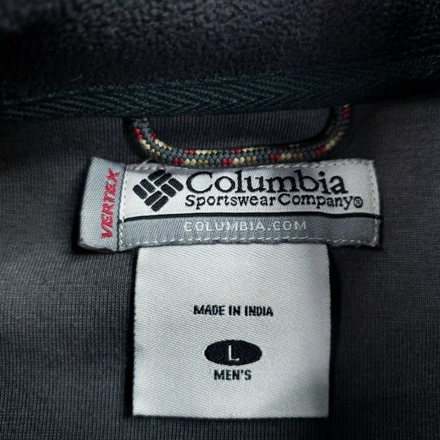 Vintage Columbia Fleece Sweatshirt Mens Large Black Mock Neck 1/4 Zip Pullover Vertex Size US L / EU 52-54 / 3 - 5 Thumbnail