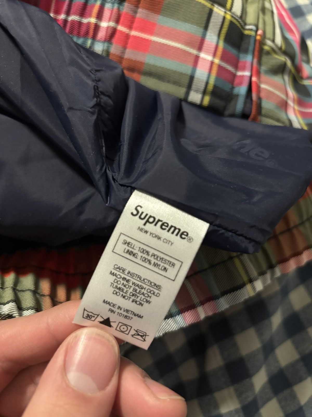Supreme Supreme Gore Tex Harrington-Style Jacket Olive Plaid Size US M / EU 48-50 / 2 - 3 Thumbnail
