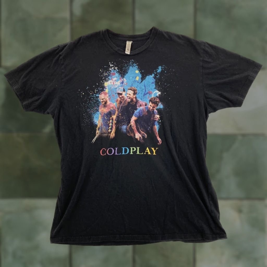 Vintage Coldplay Shirt Adult Large Head Full of Dreams 2017 Size US L / EU 52-54 / 3 - 1 Thumbnail