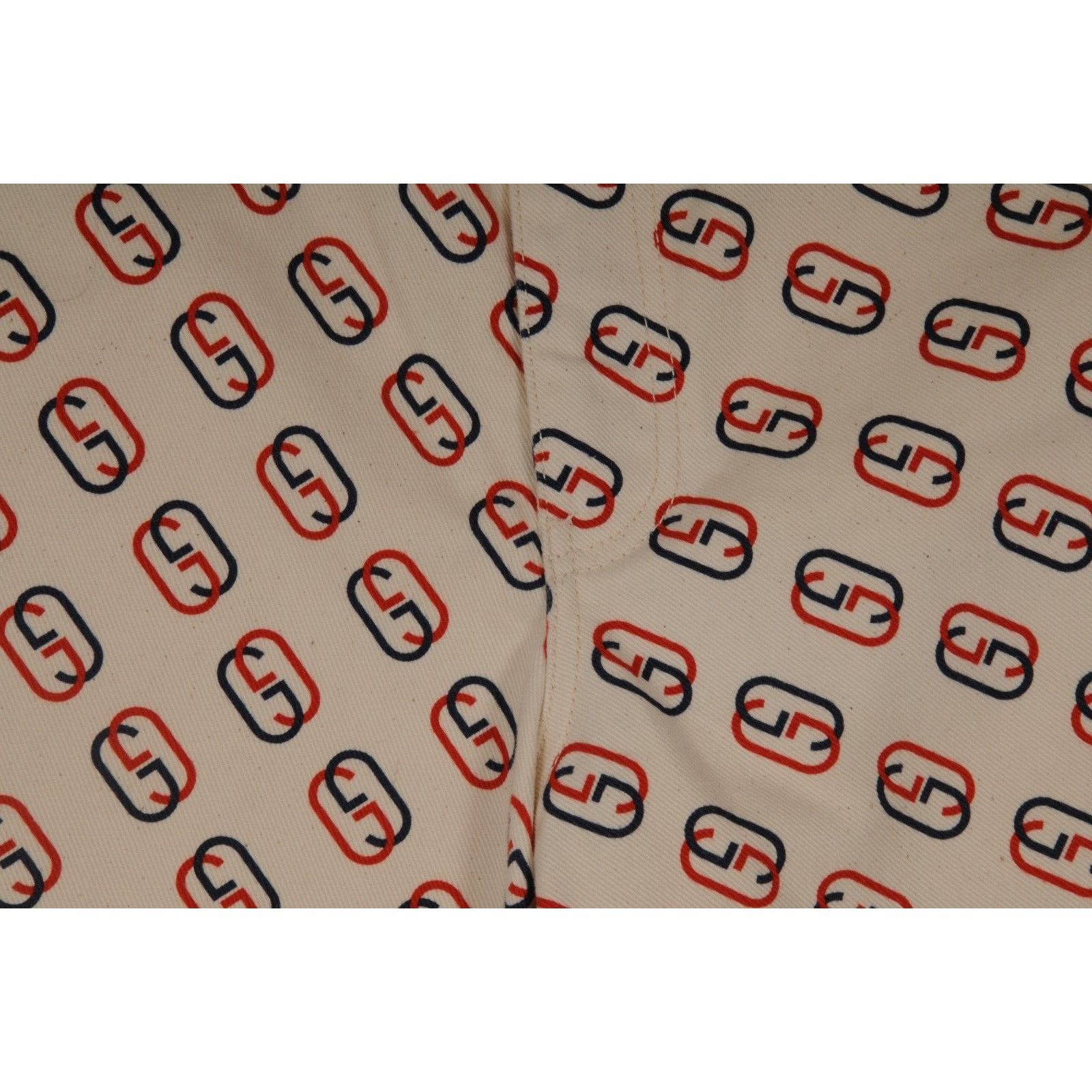 Gucci GG Monogram Logo Print Shorts Beige Red Size US 36 / EU 52 - 3 Thumbnail