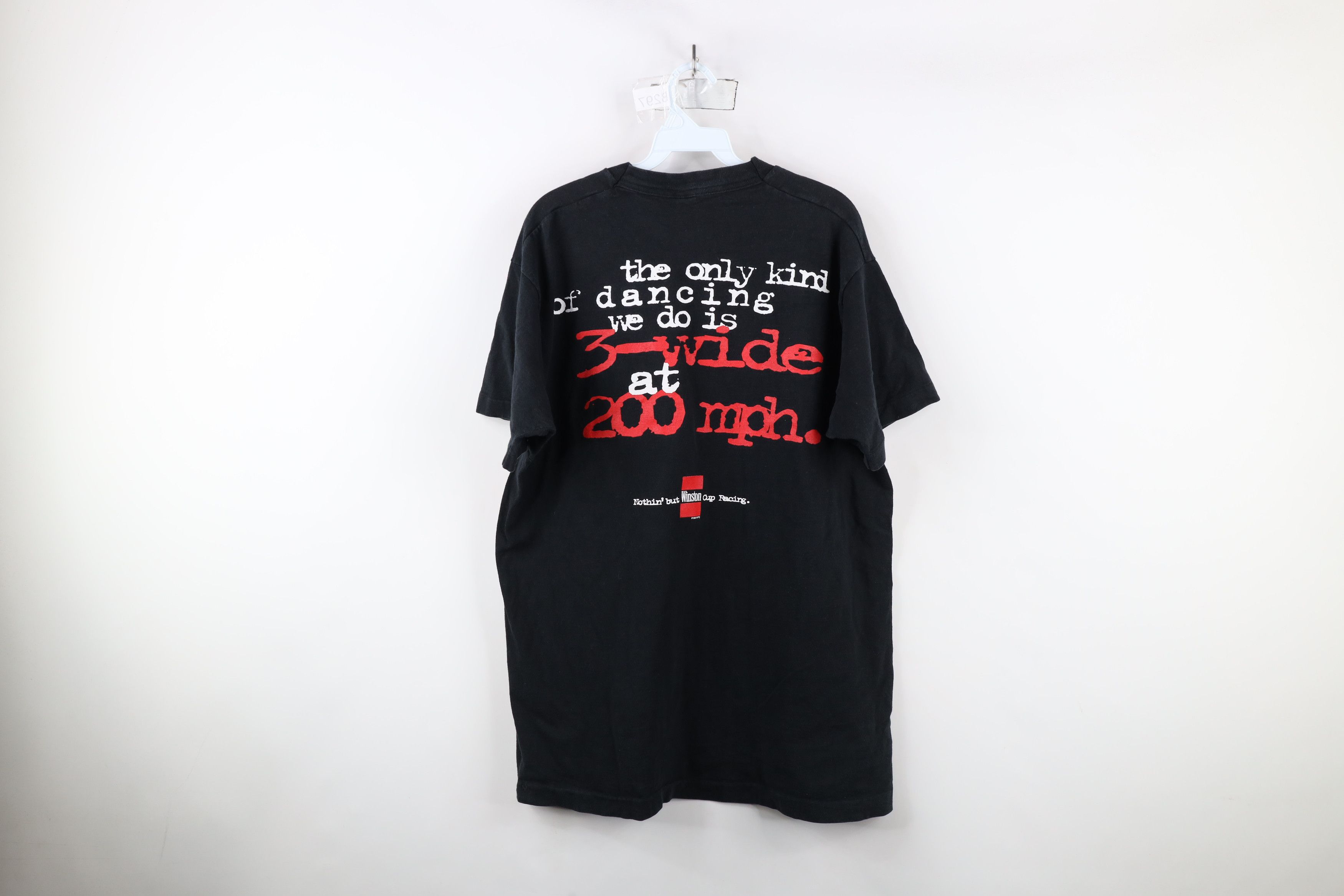 Vintage Vintage 90s Winston Cup Series Pocket T-Shirt Black USA Size US XL / EU 56 / 4 - 13 Thumbnail