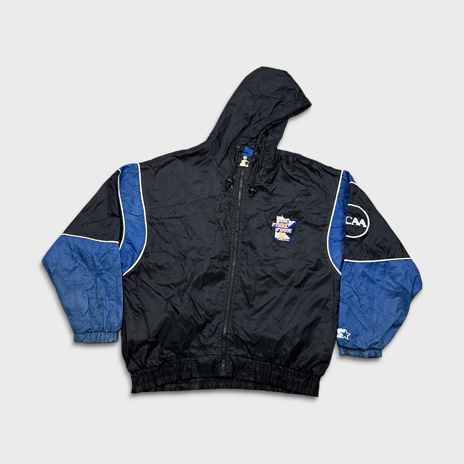 NCAA × Starter × Vintage VTG 1992 Starter NCAA Jacket Large Final Four Twin Cities Size US L / EU 52-54 / 3 - 1 Thumbnail