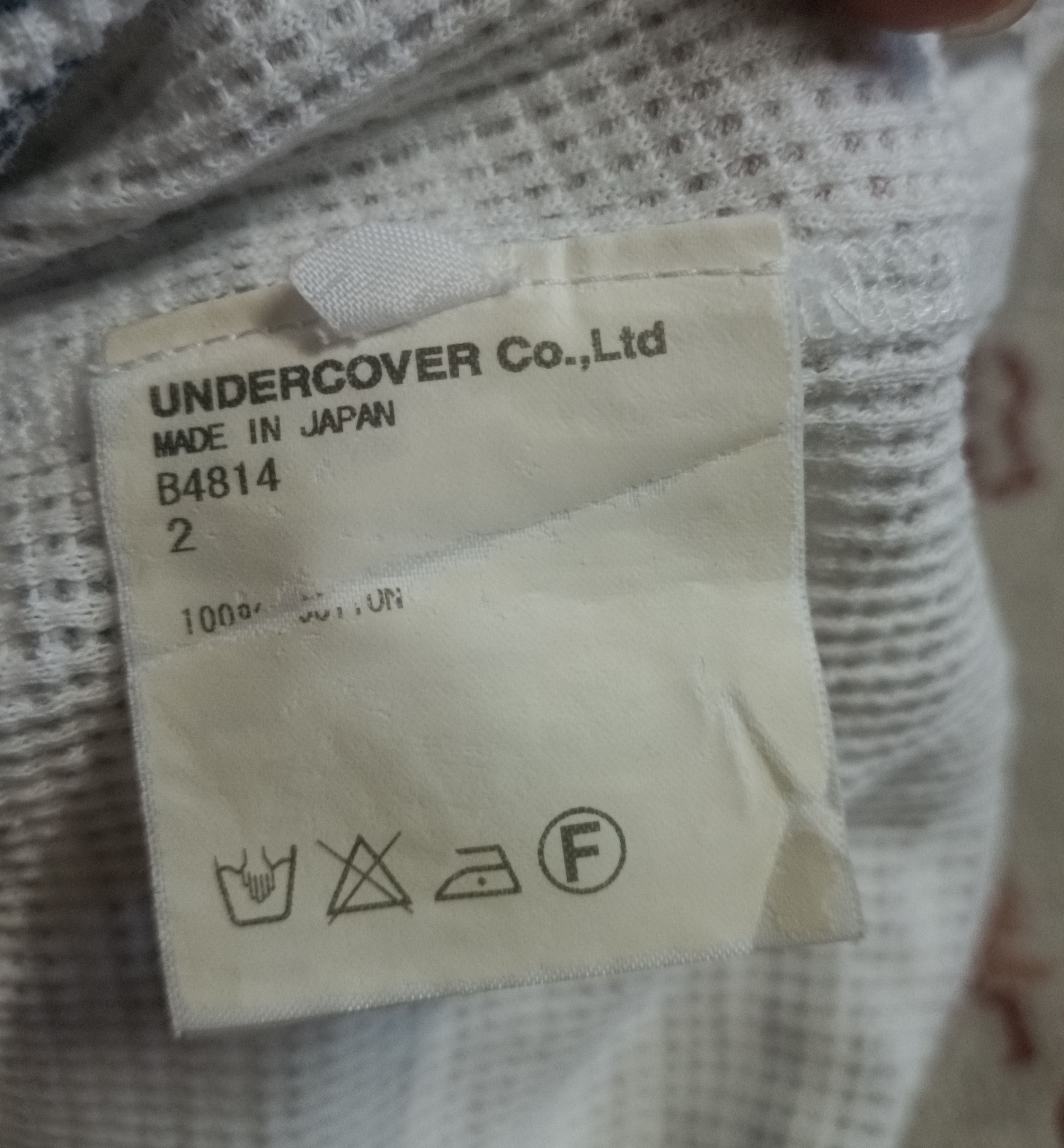 Undercover Undercoverism Peacebuilder Acid Wash Mesh Shirt Size US L / EU 52-54 / 3 - 8 Thumbnail