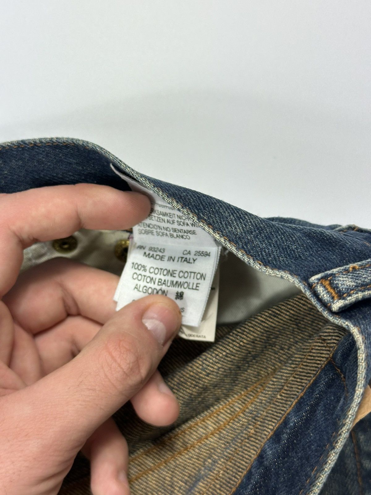 Diesel Diesel Dark Faded Denim Jeans 28 Size Made In Italy Size US 28 / EU 44 - 13 Thumbnail