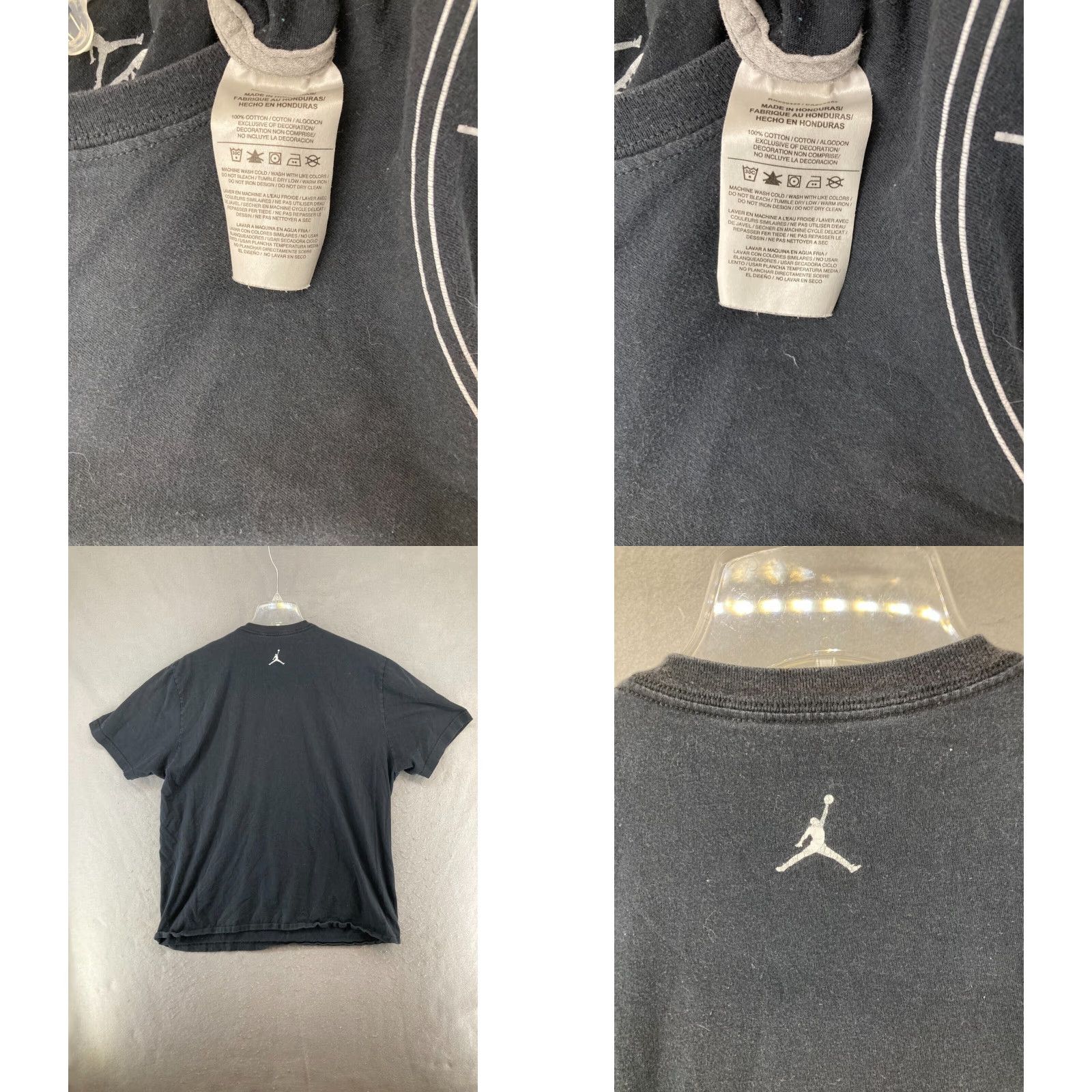 Jordan Brand Air Jordan Mens TShirt XL Black Flight Club Logo Spellout Shirt Adults XL Black Retro Sports Logo Jordan TShirt Mens Size US XL / EU 56 / 4 - 8 Thumbnail