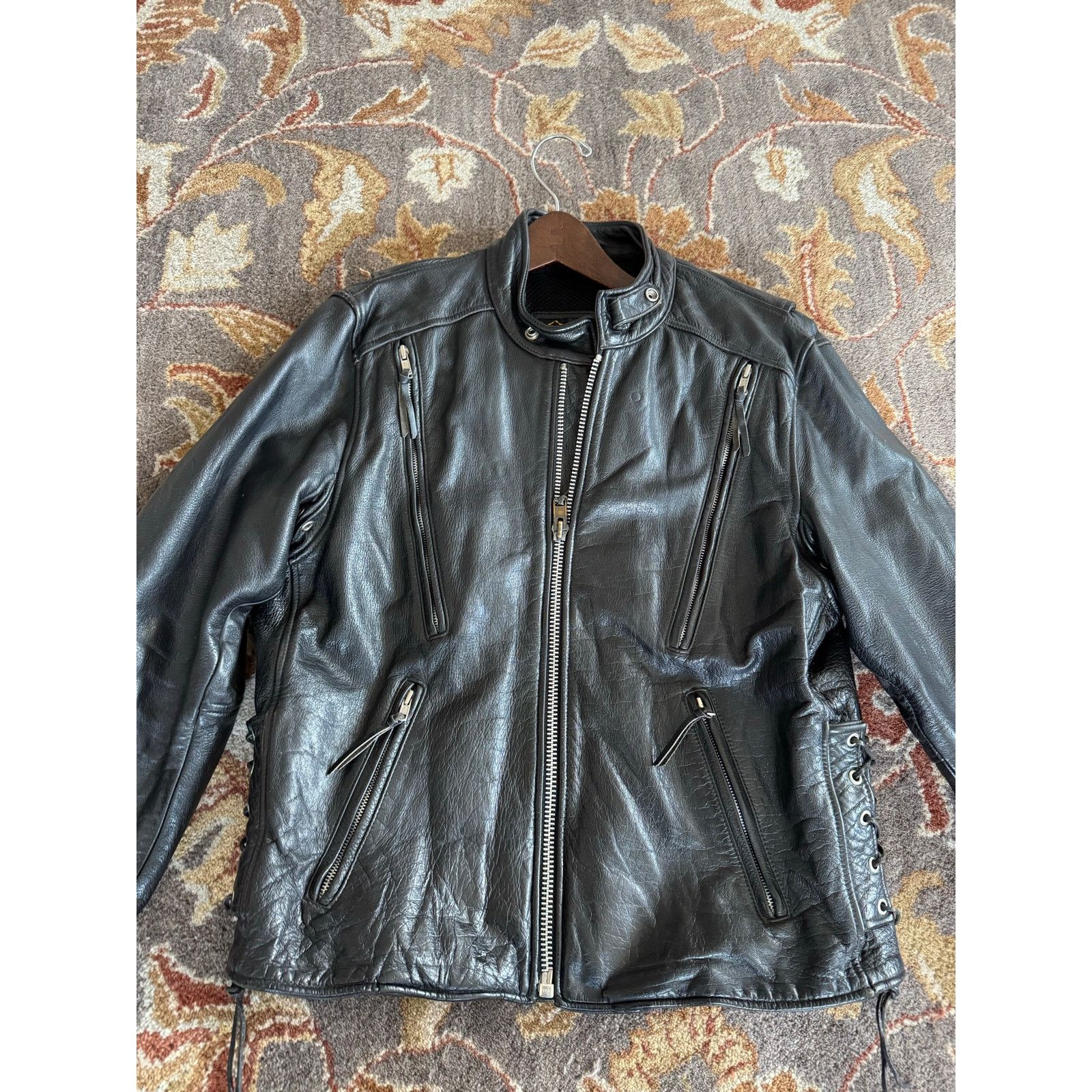 Other Vintage Bonus leather moto jacket size M rocker goth street Size M / US 6-8 / IT 42-44 - 3 Thumbnail